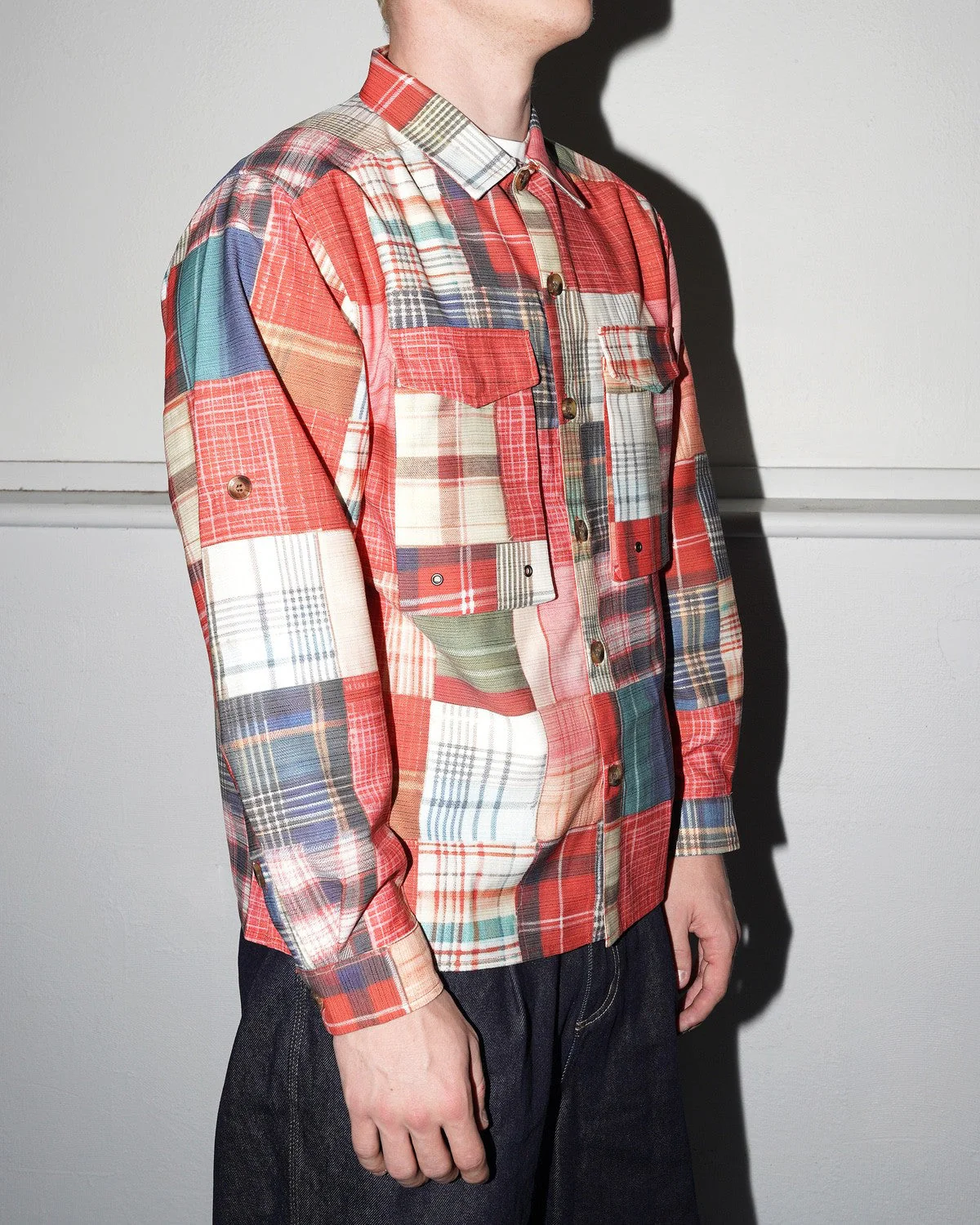 Madras Patch Explorer Shirt, Multi - Image 8