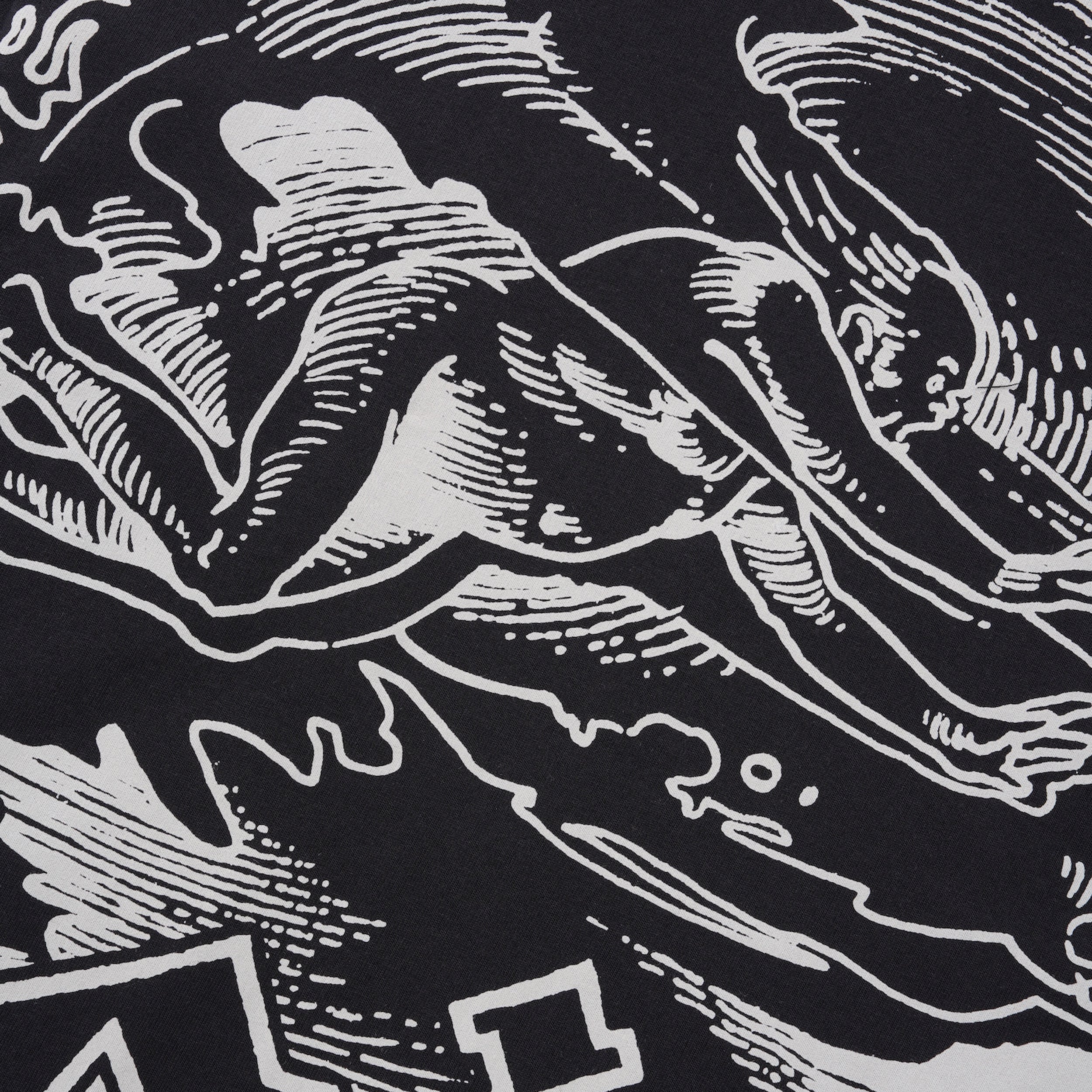 Man In Bubble With Pain Tee, Black - Image 2