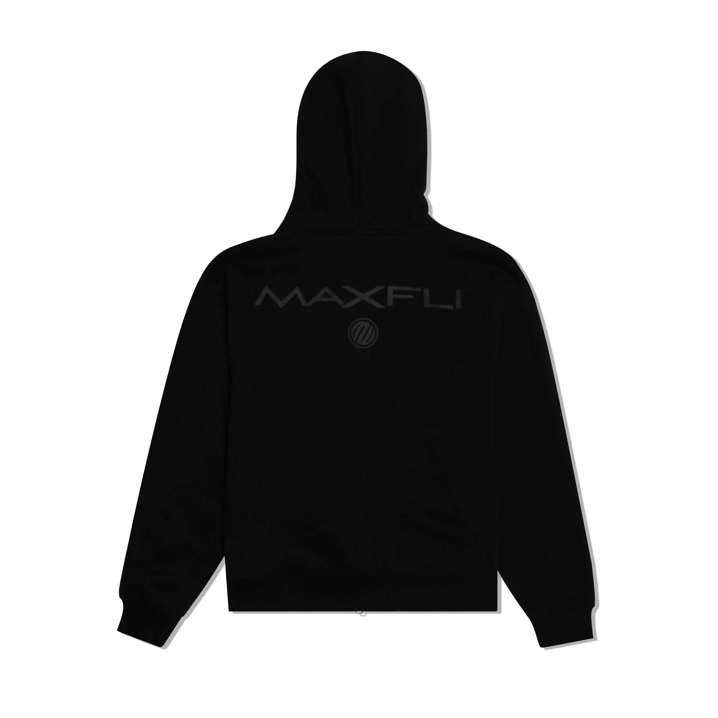 Maxfli Zip Up Hood, Black - Image 3
