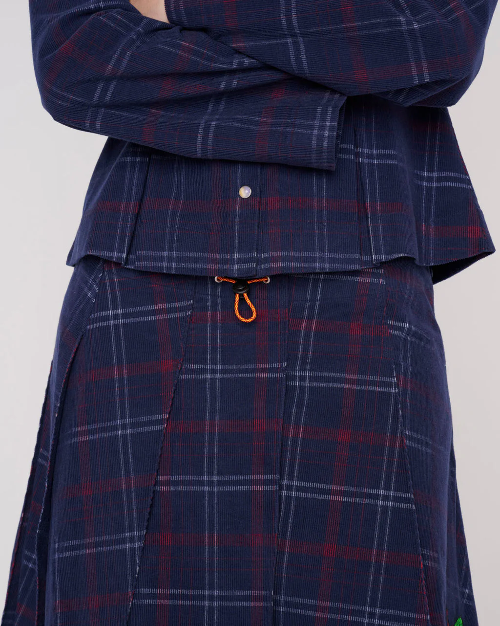 Mesa Pleated Skirt, Blue Multi - Image 4