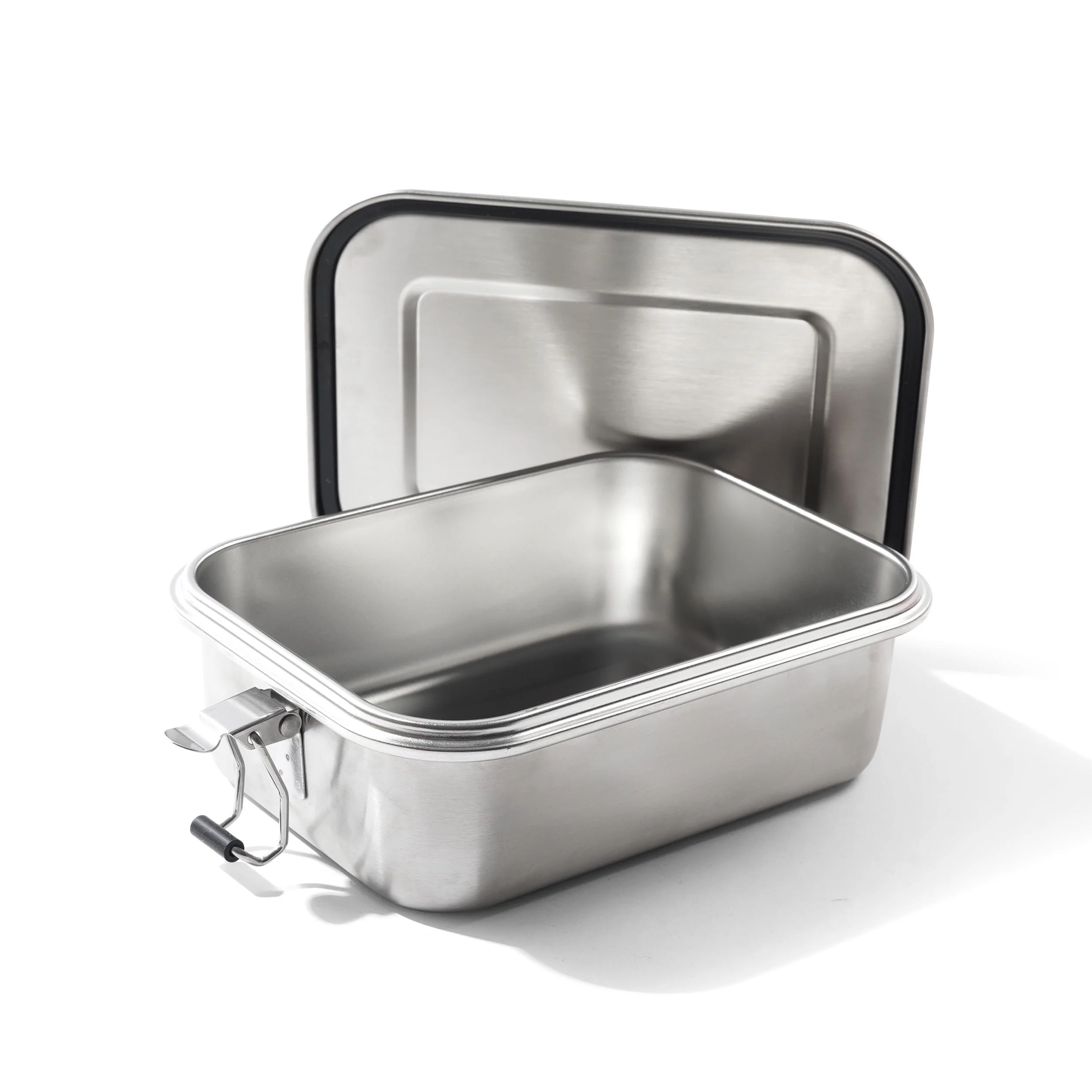 Metal Lunchbox, Silver - Image 2