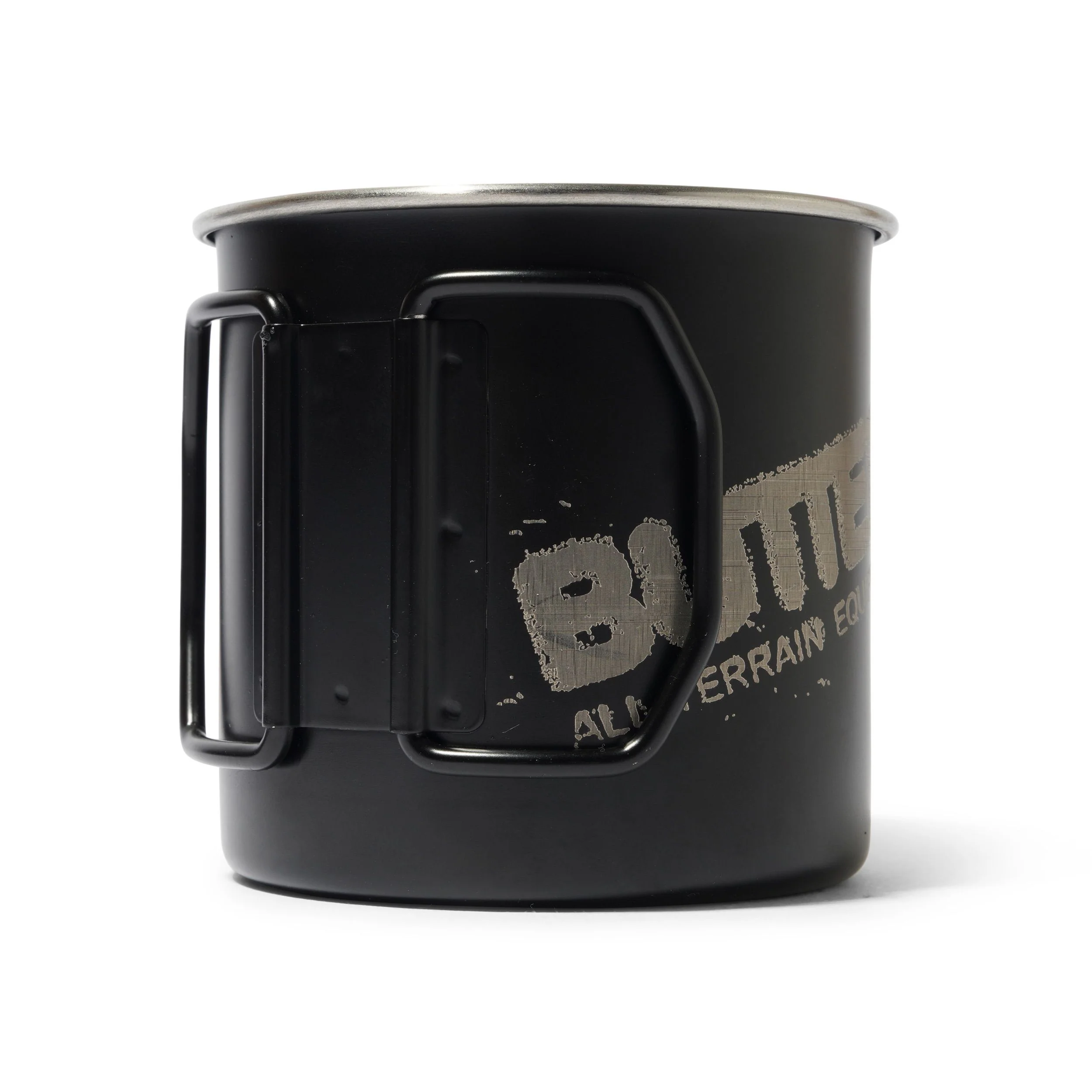 Metal Mug, Black - Image 3