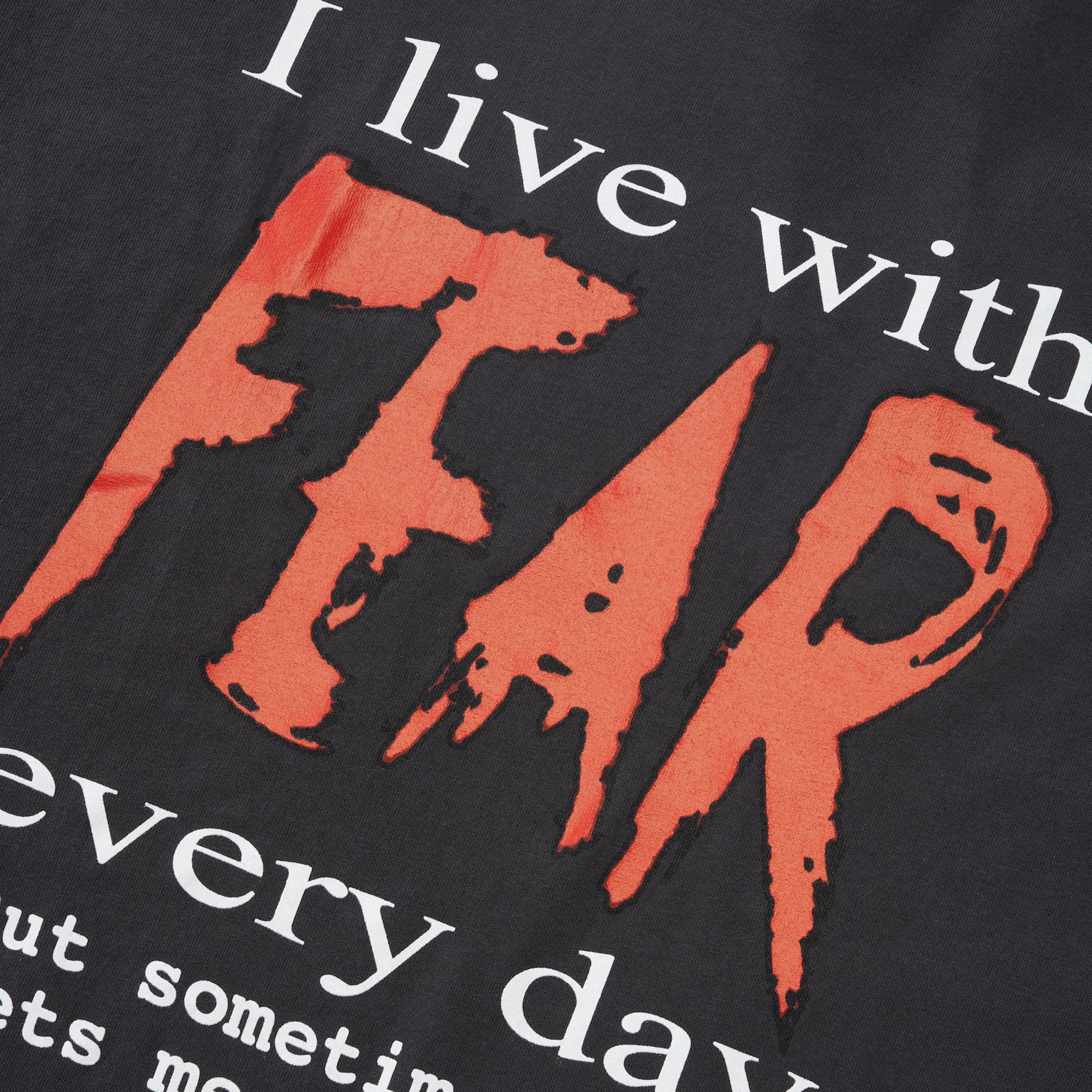 Fear Tee, Vintage Black - Image 2
