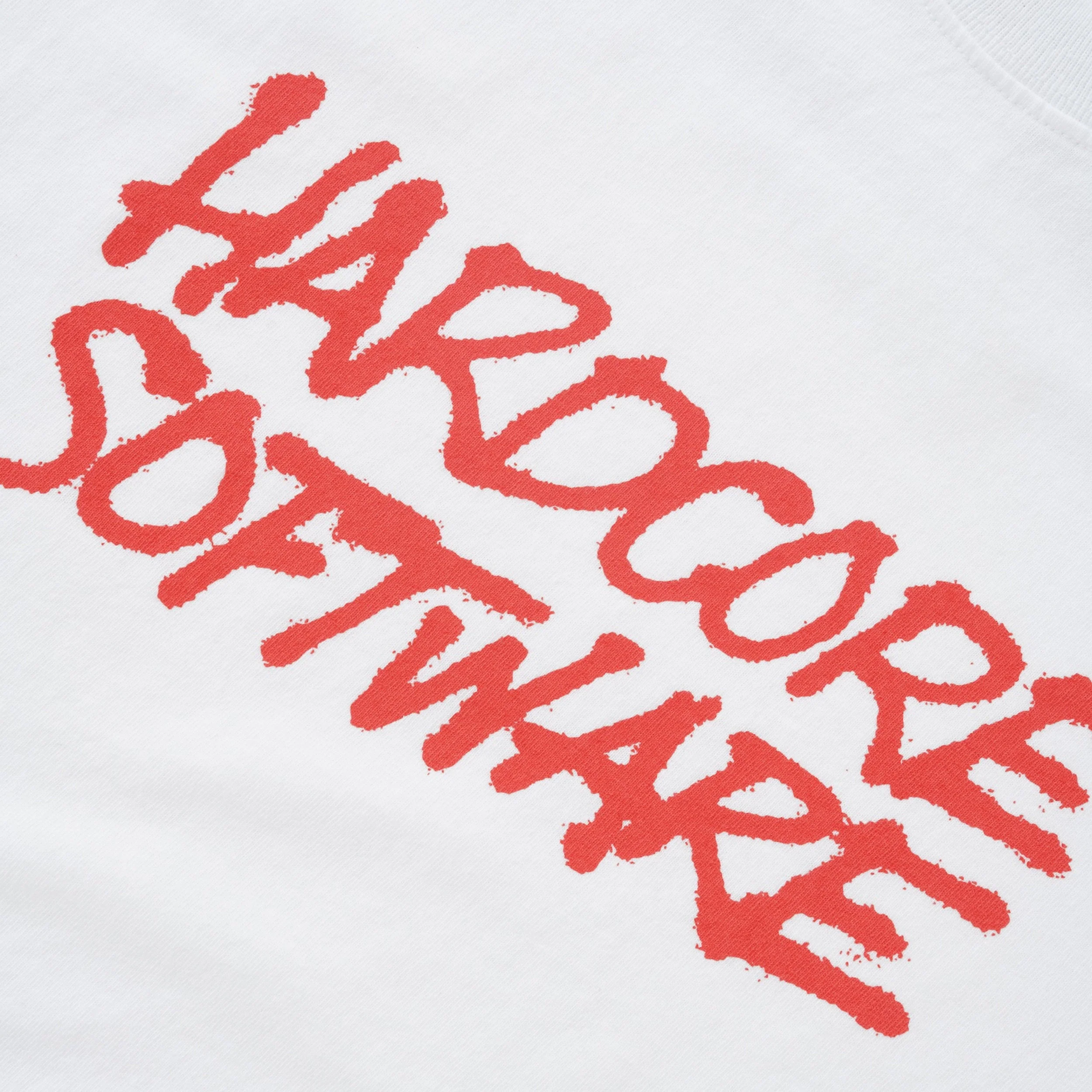 Hardcore Software Tee, White - Image 2