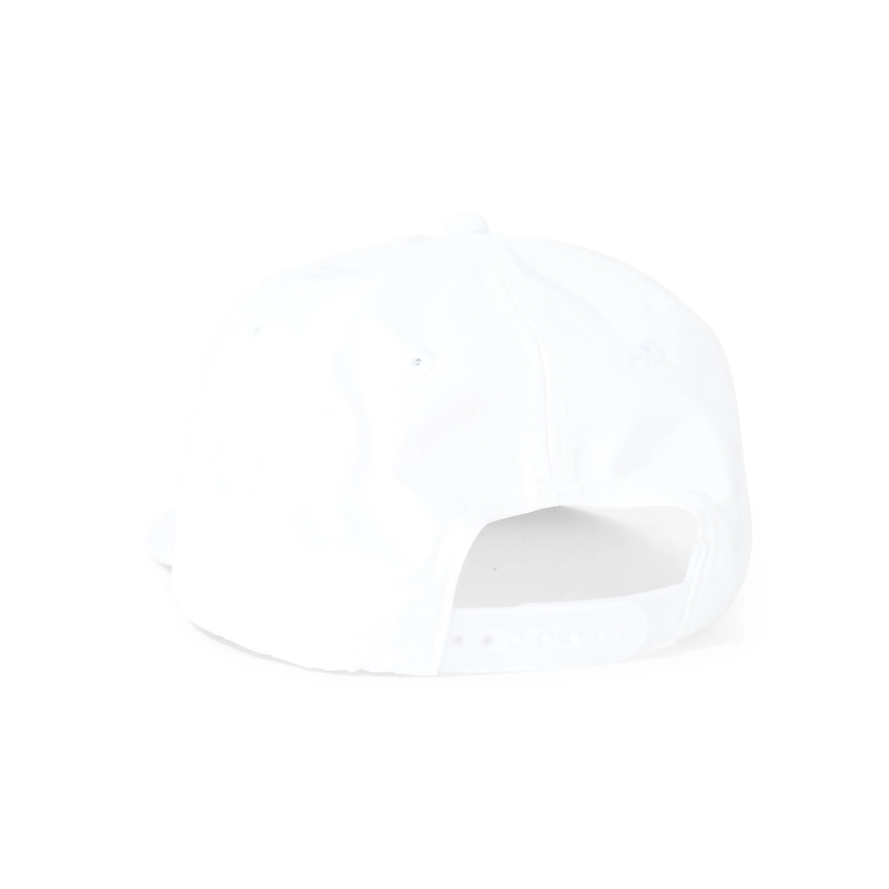 Lunker's 5 Panel Snapback Hat, White - Image 2