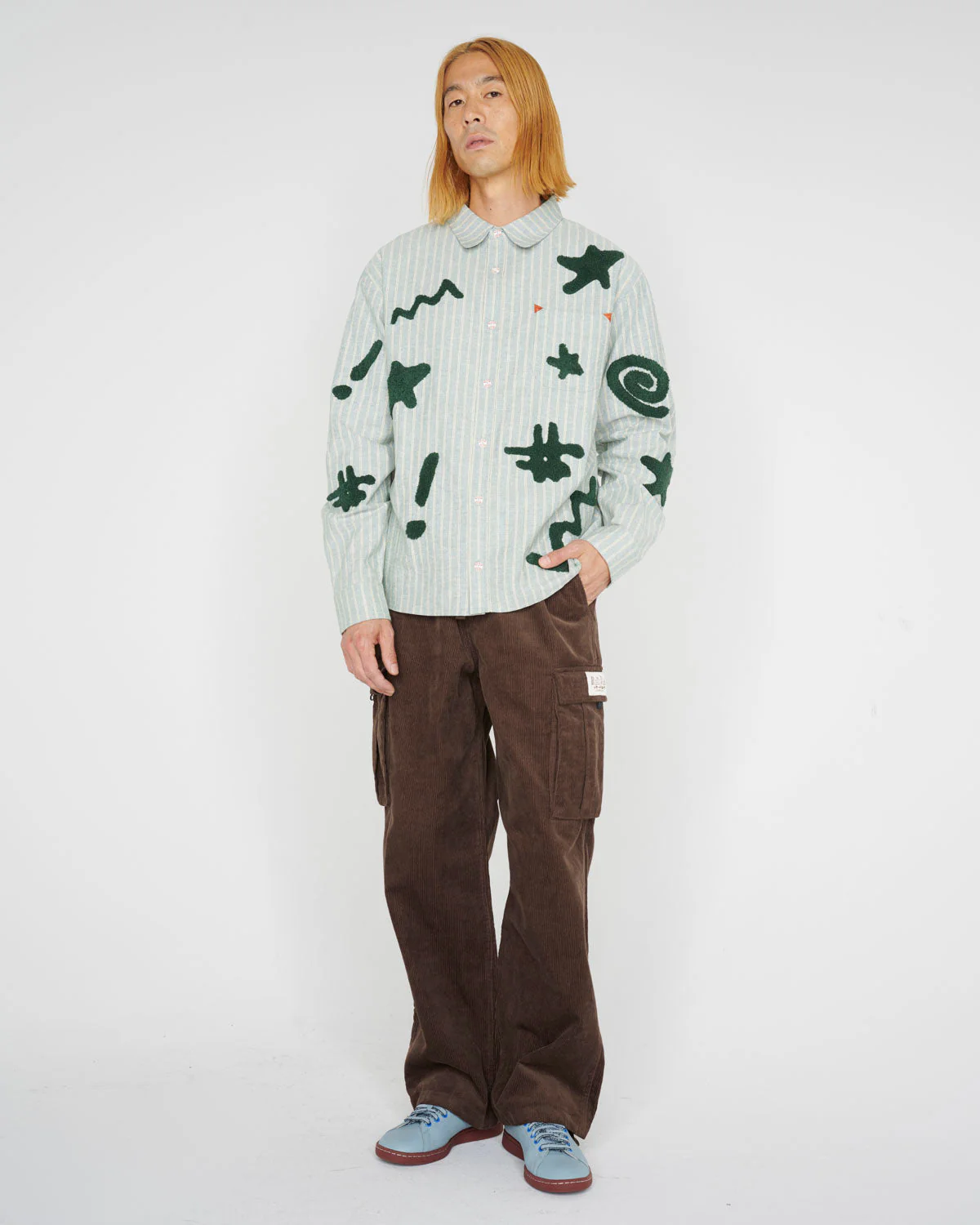 Micro Cord Flight Pant, Brown - Image 3