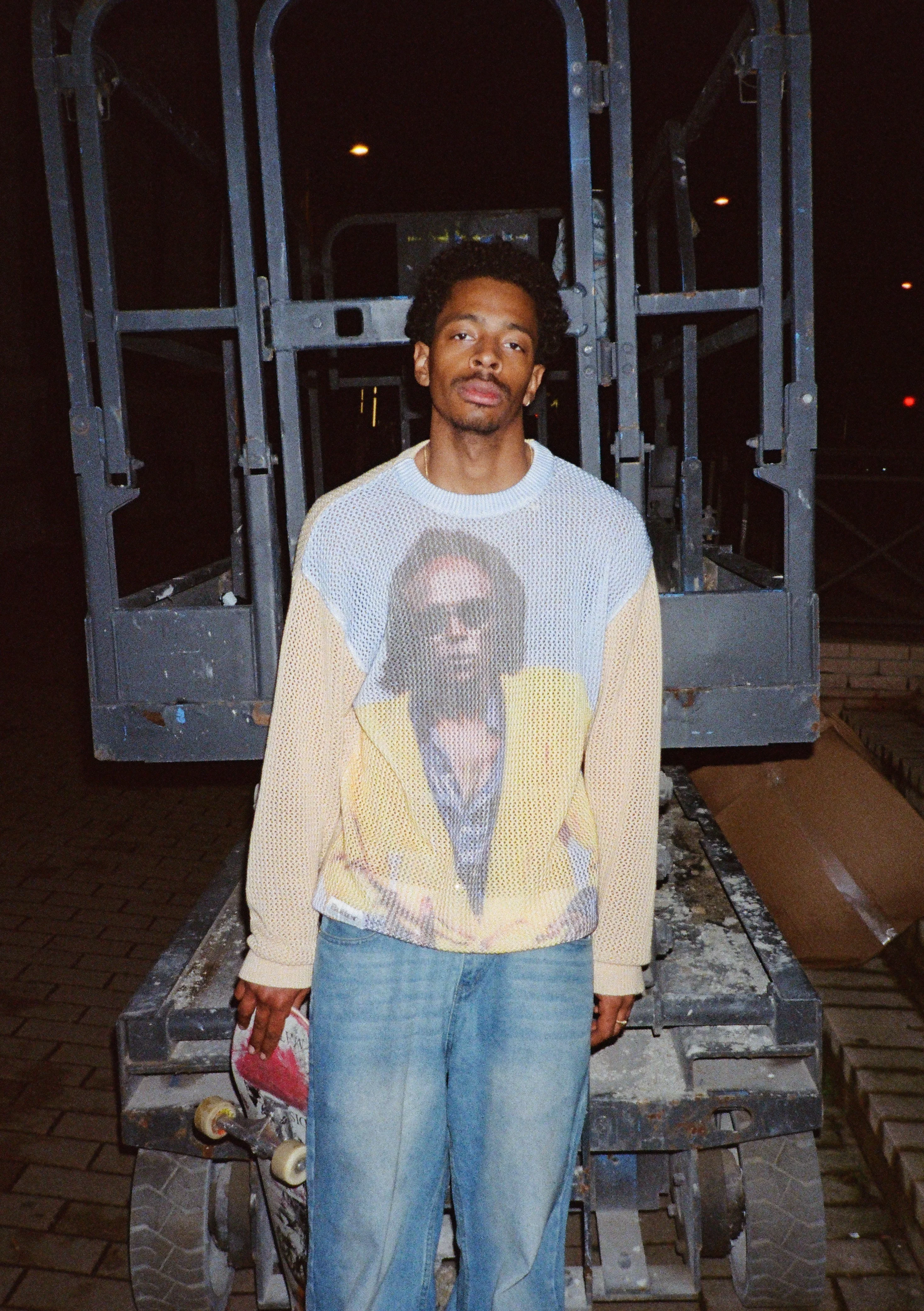 Miles Knit Sweater, Cream - Image 6
