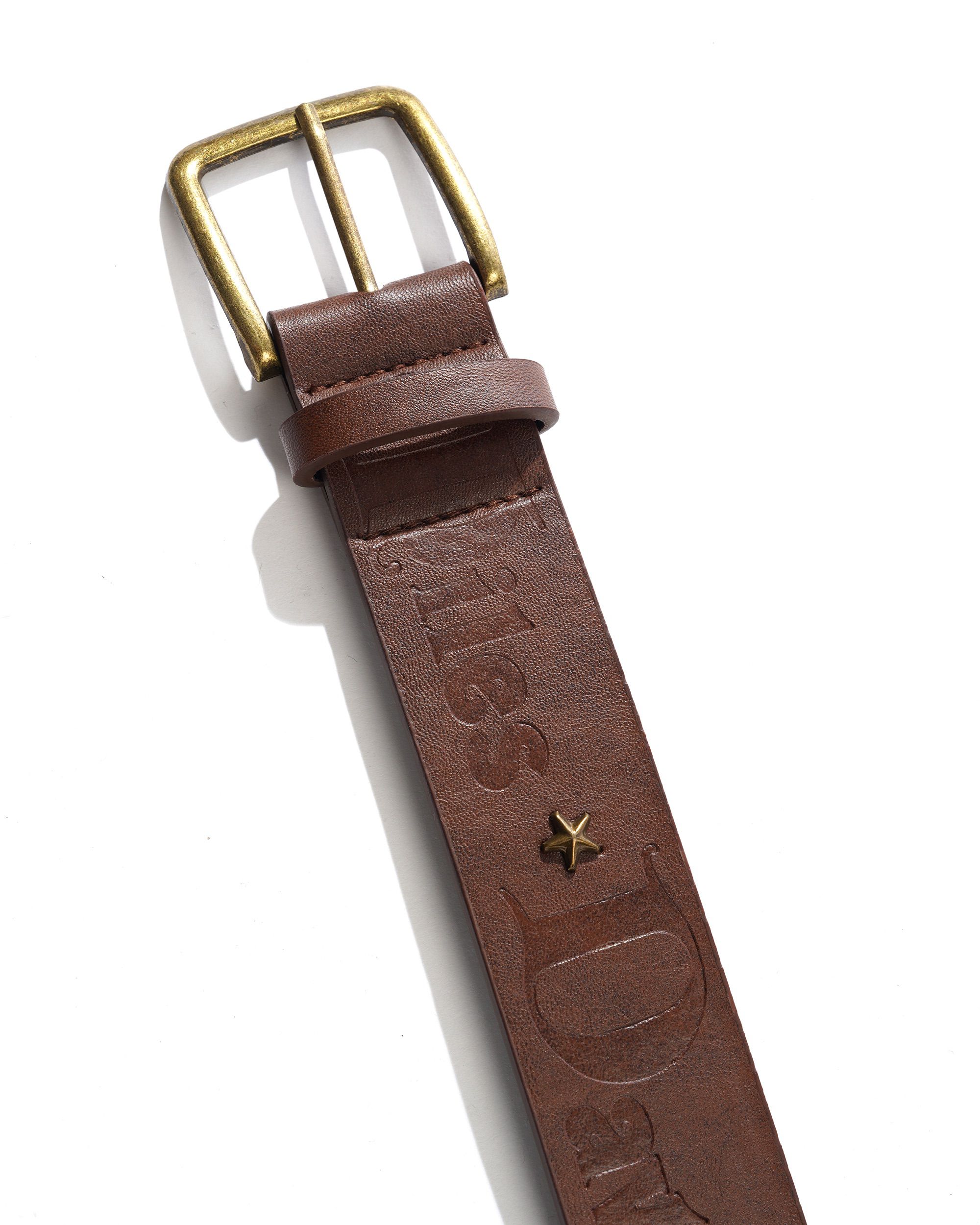 Miles Studded Belt, Brown - Image 2