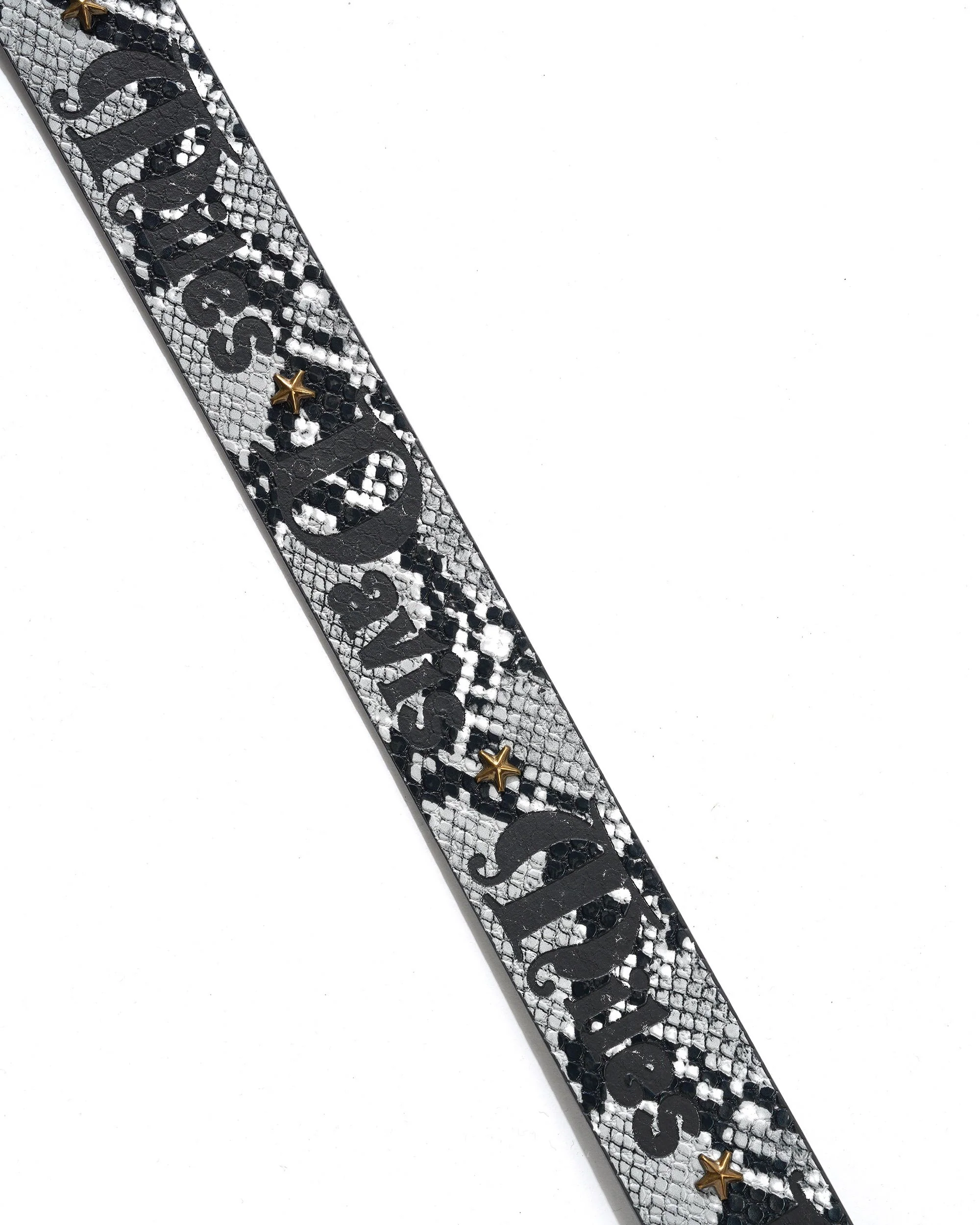 Miles Studded Belt, Snakeskin - Image 3