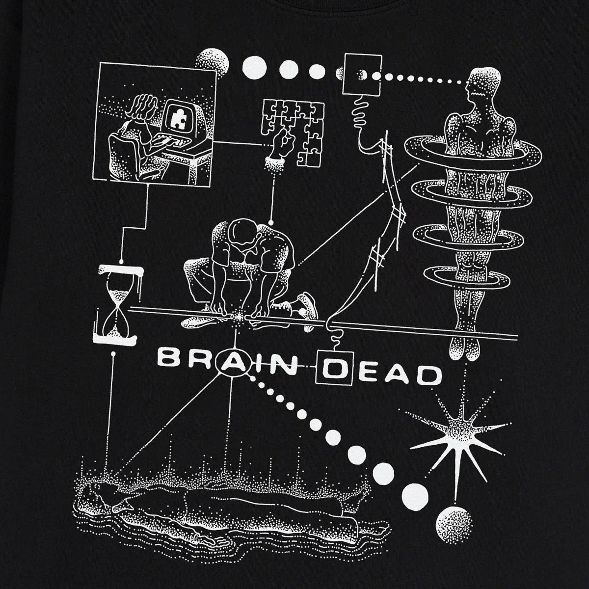 Mind Puzzle Tee, Black - Image 2