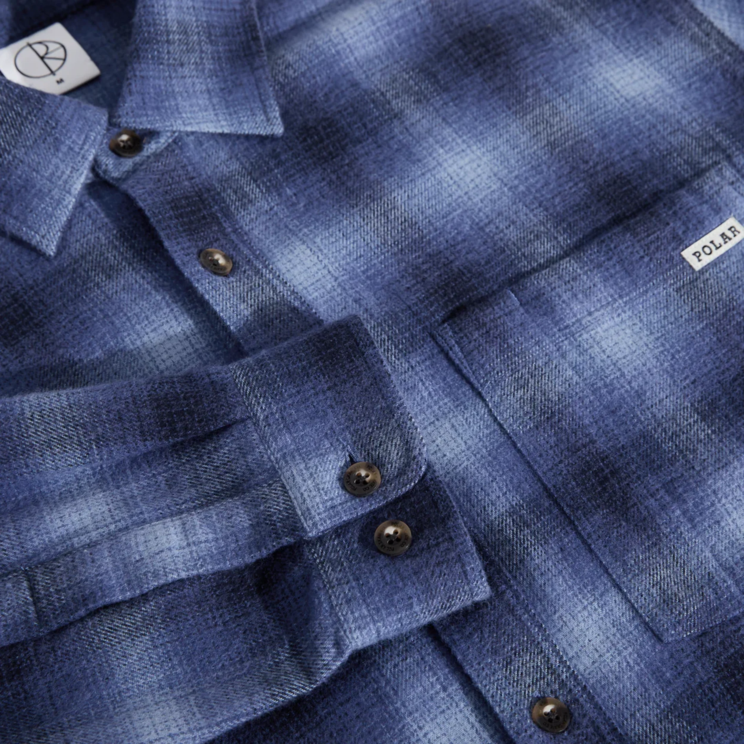 Mitchell L/S Shirt, Shadow Check / Blue - Image 3