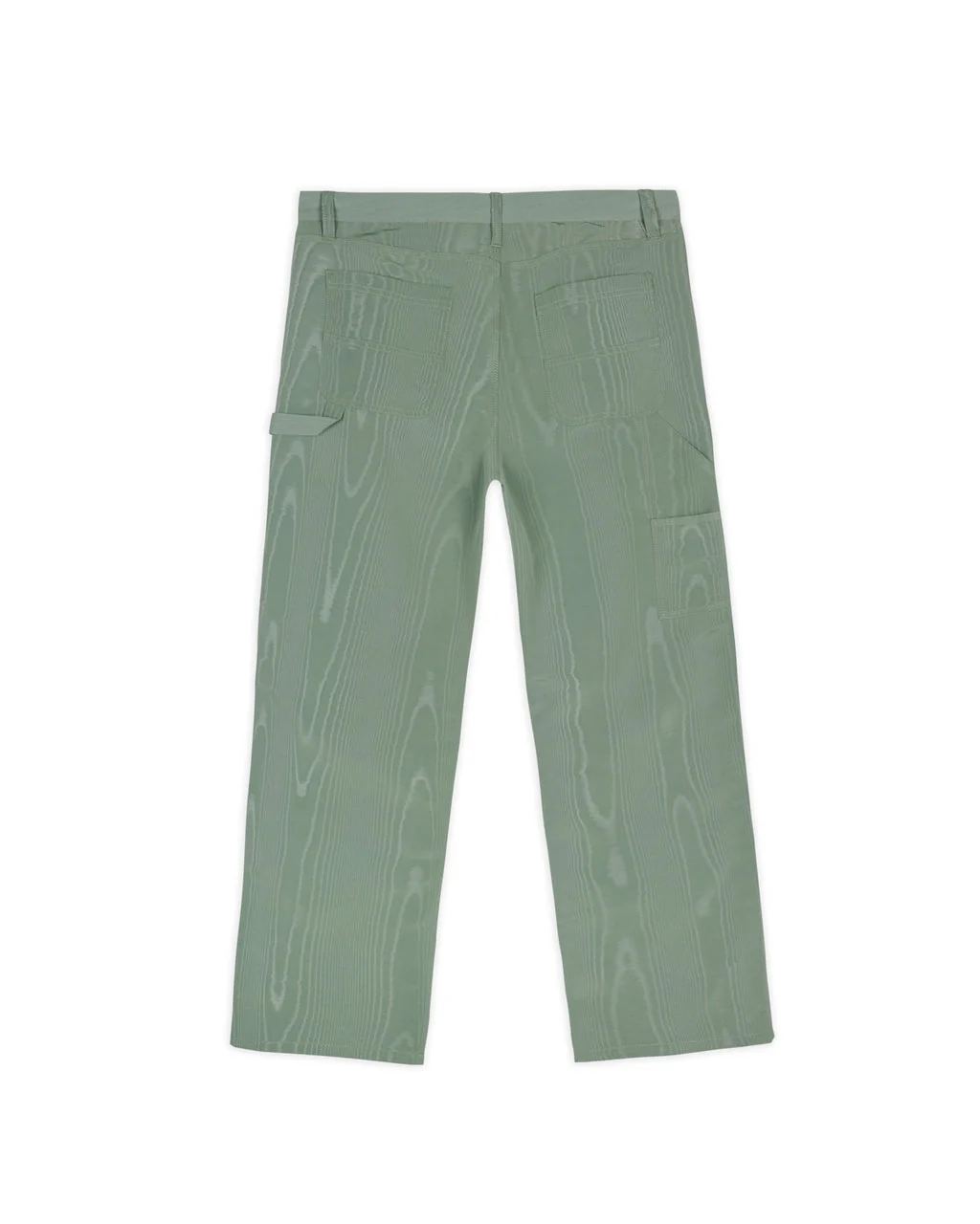 Moire Double Knee Pant, Seafoam - Image 2