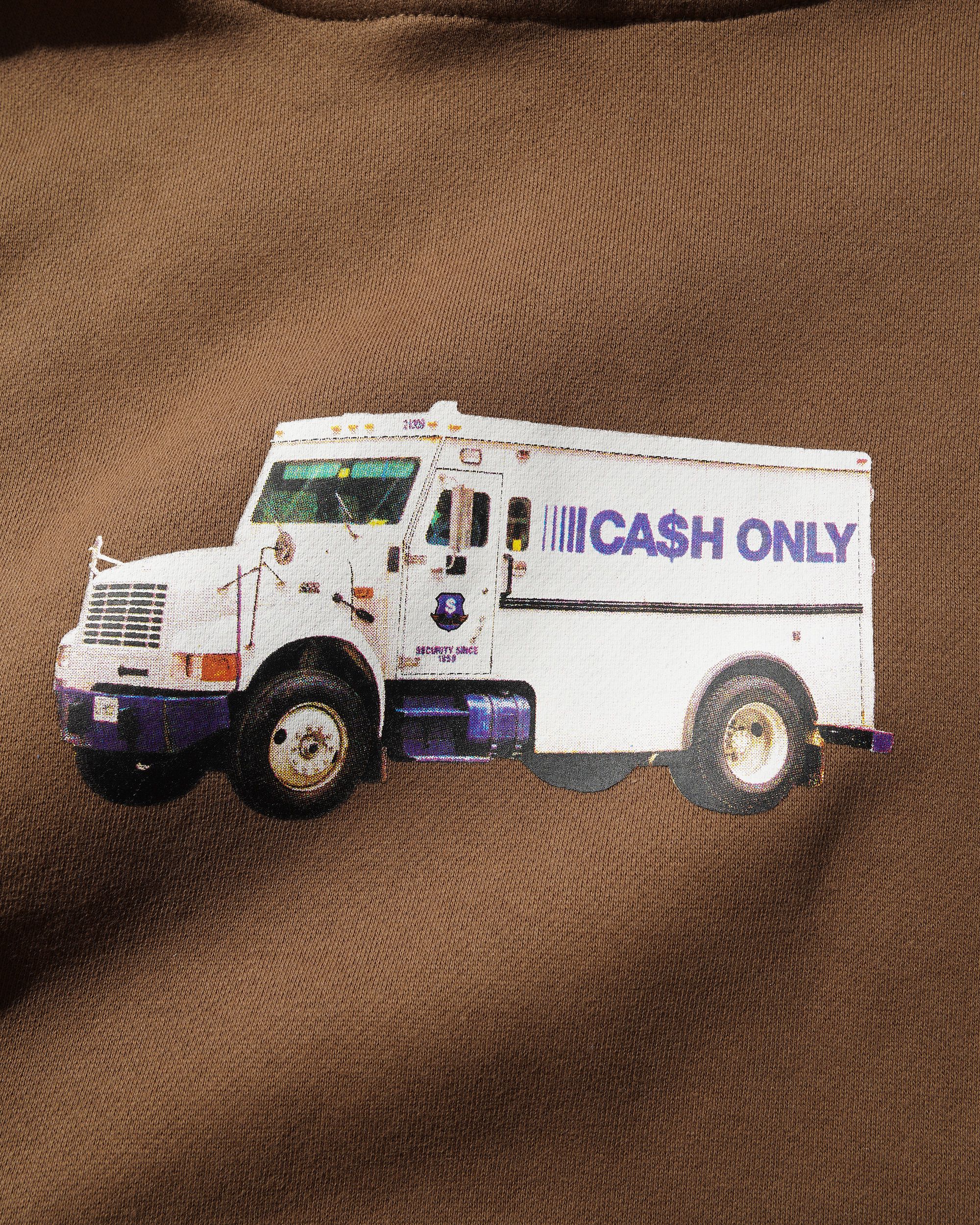 Money Truck Pullover Hood, Brown - Image 2