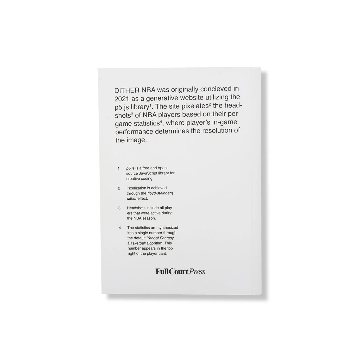 NBA Dither Book - Image 2