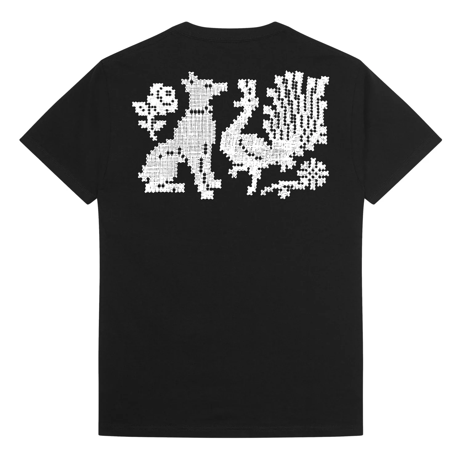 Needlework Tee, Black - Image 3