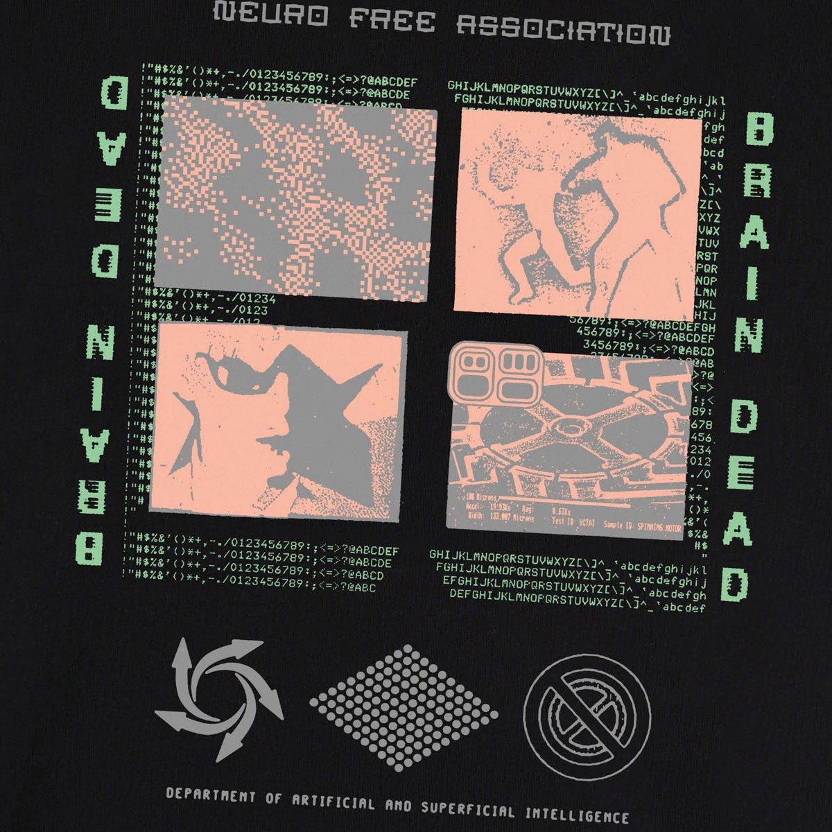 Neuro Free Association Tee, Black - Image 3