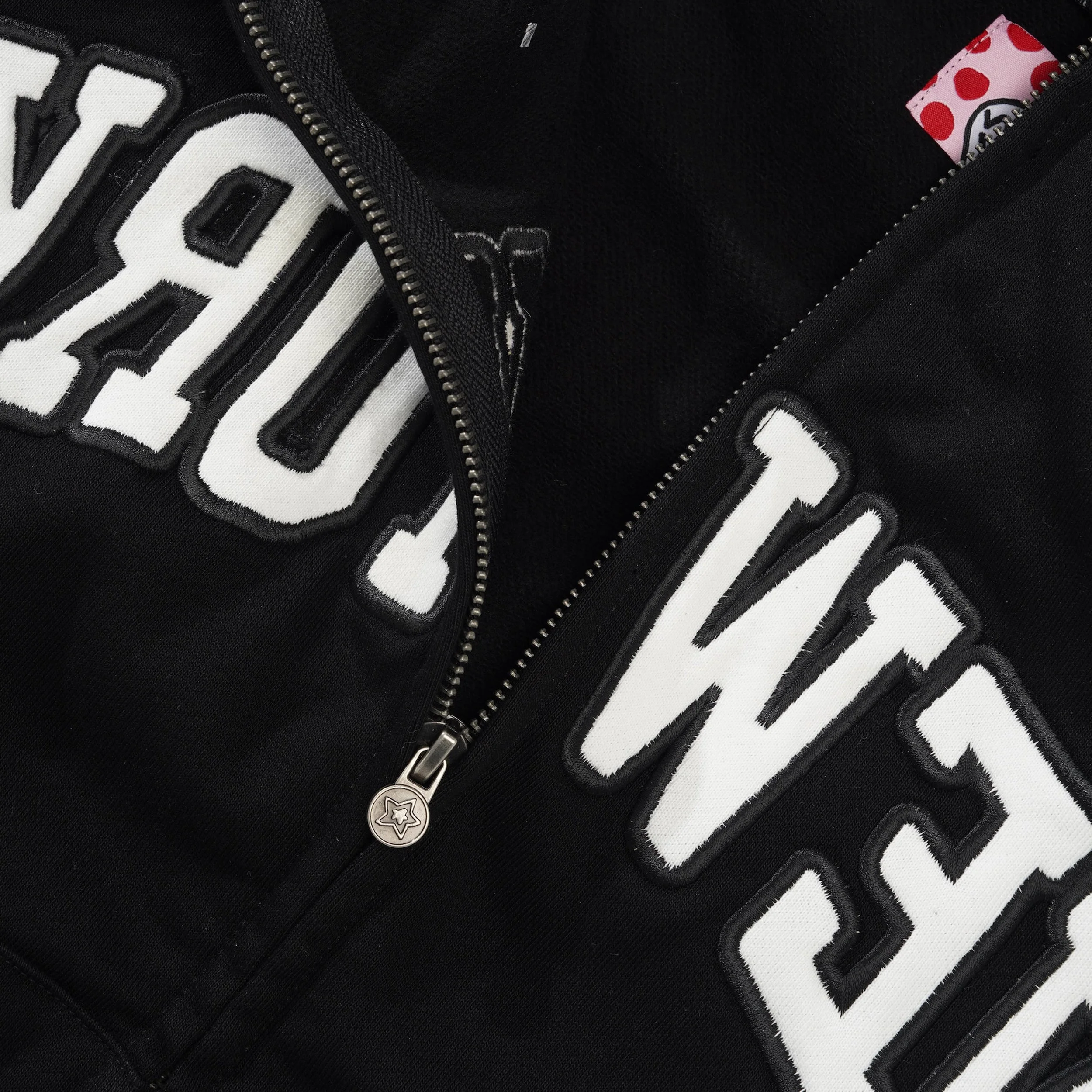 New York Full Zip Hoodie, Black - Image 3