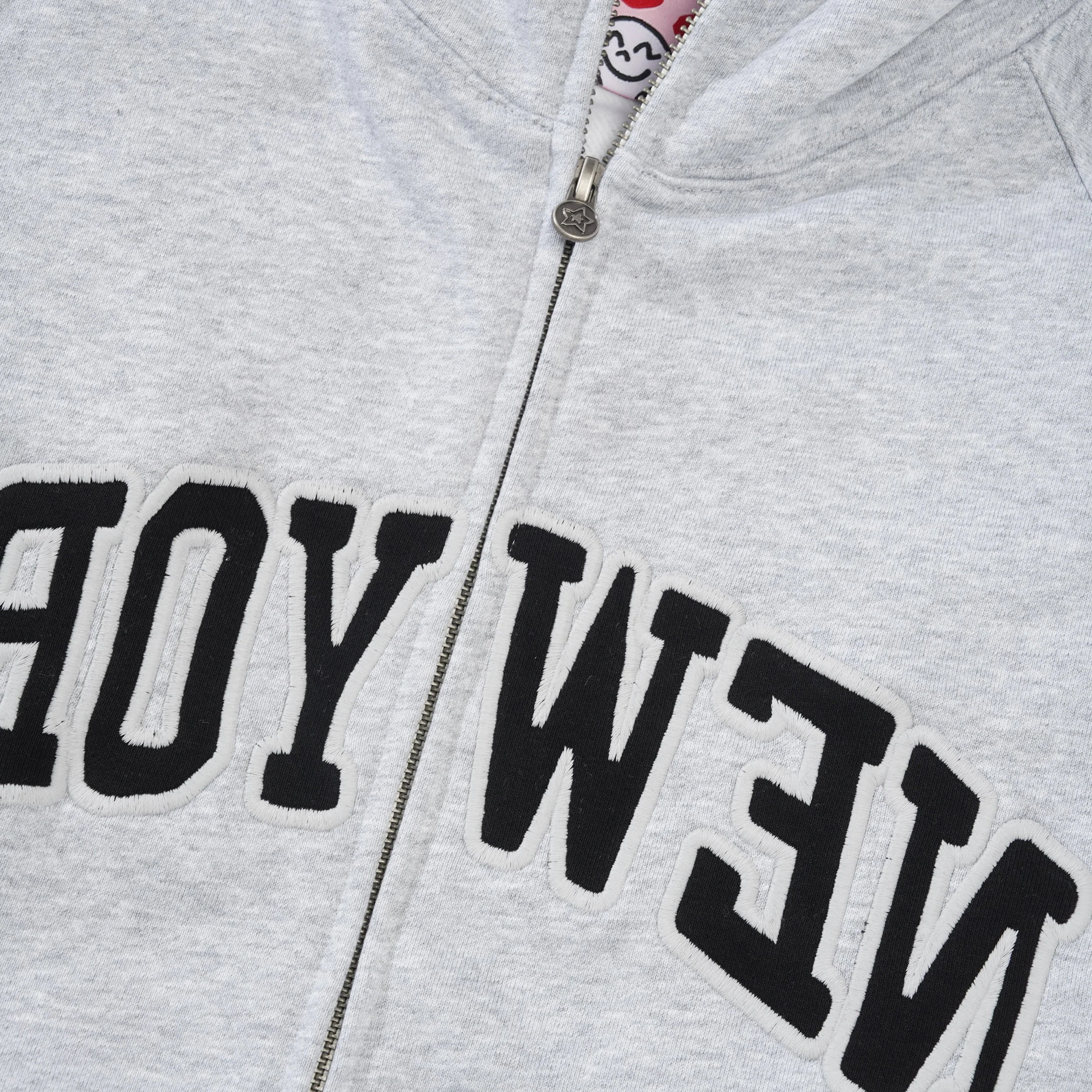 New York Full Zip Hoodie, Grey - Image 2
