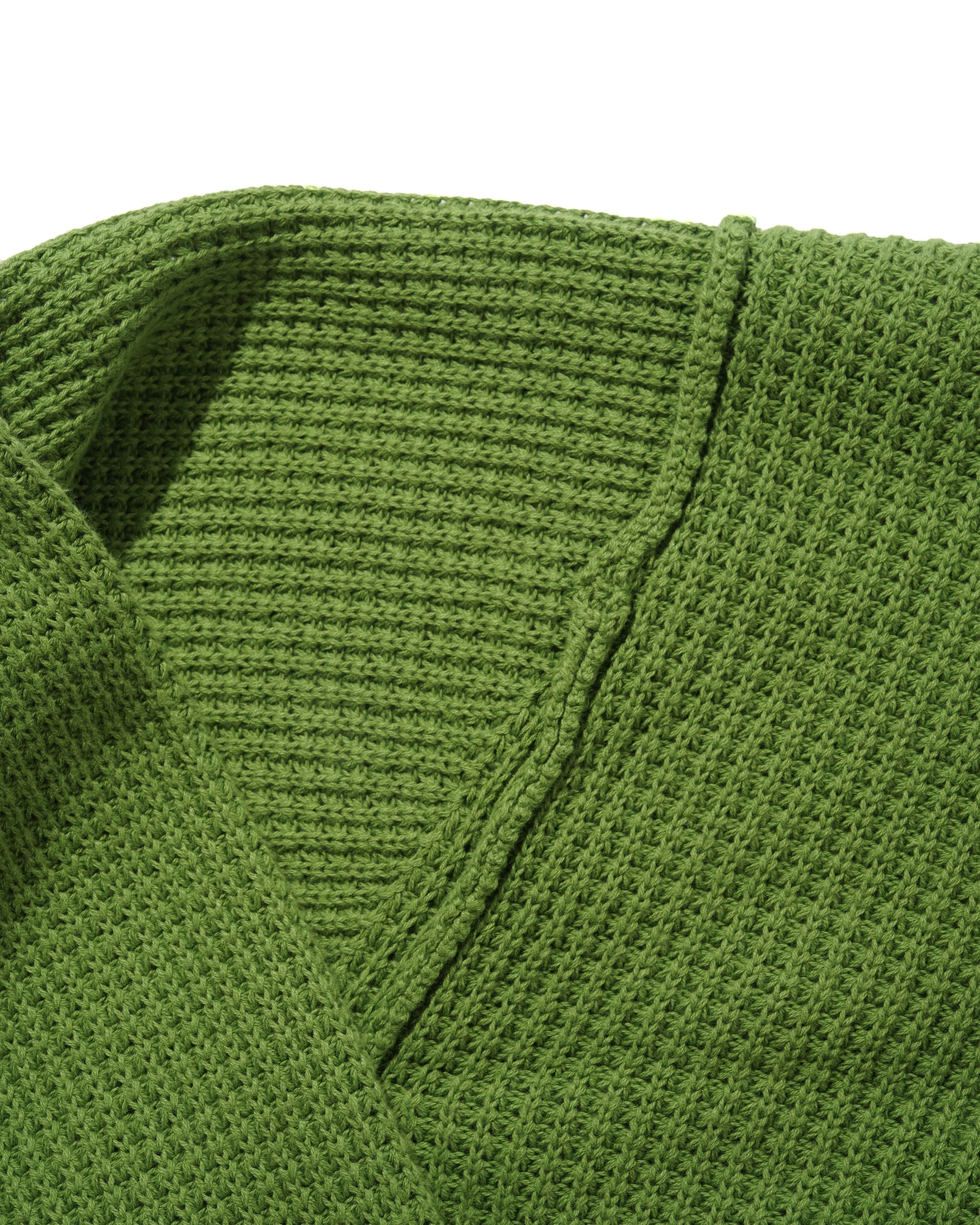 Newcomer Reversible Knit Sweater, Grass - Image 4