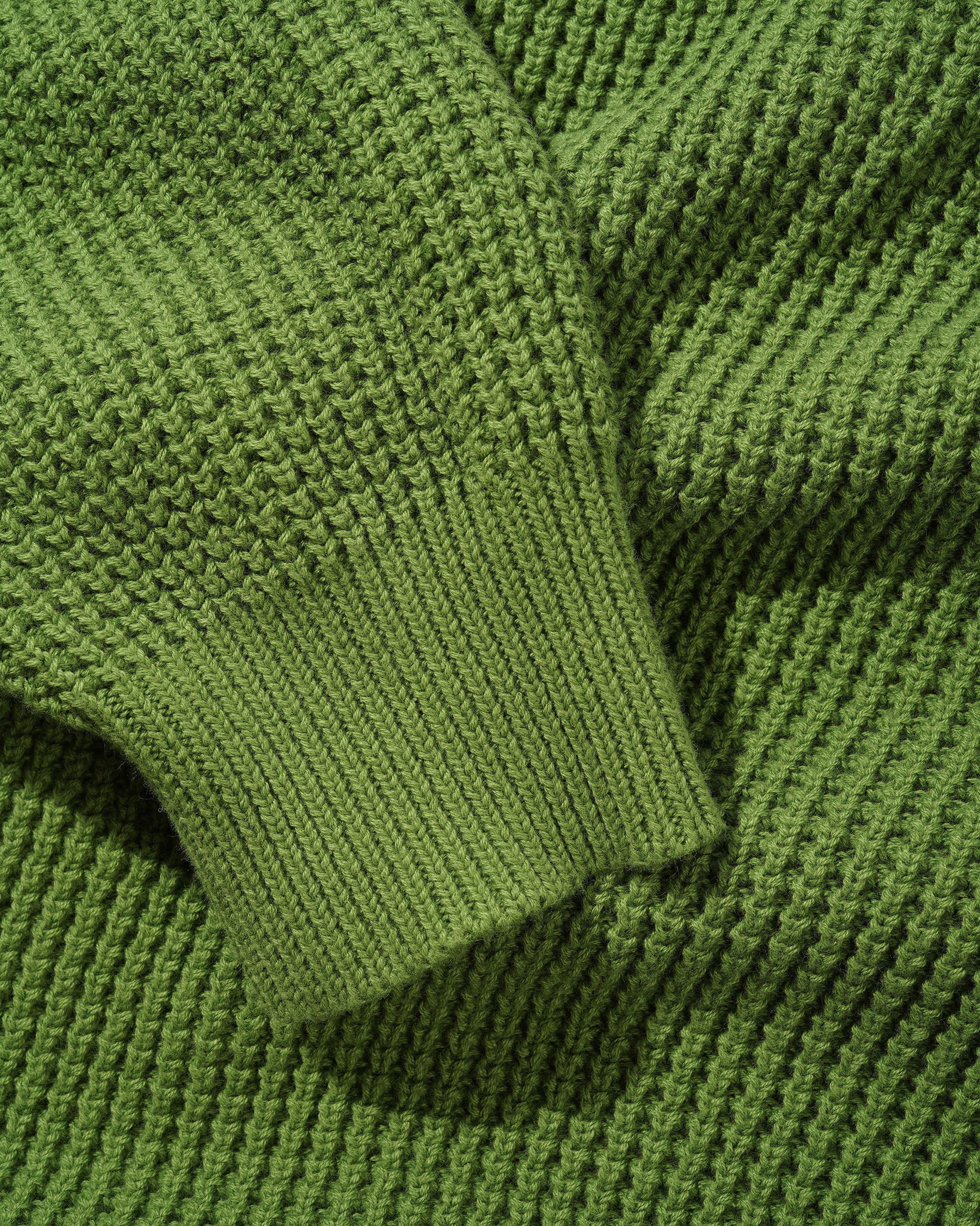 Newcomer Reversible Knit Sweater, Grass - Image 5