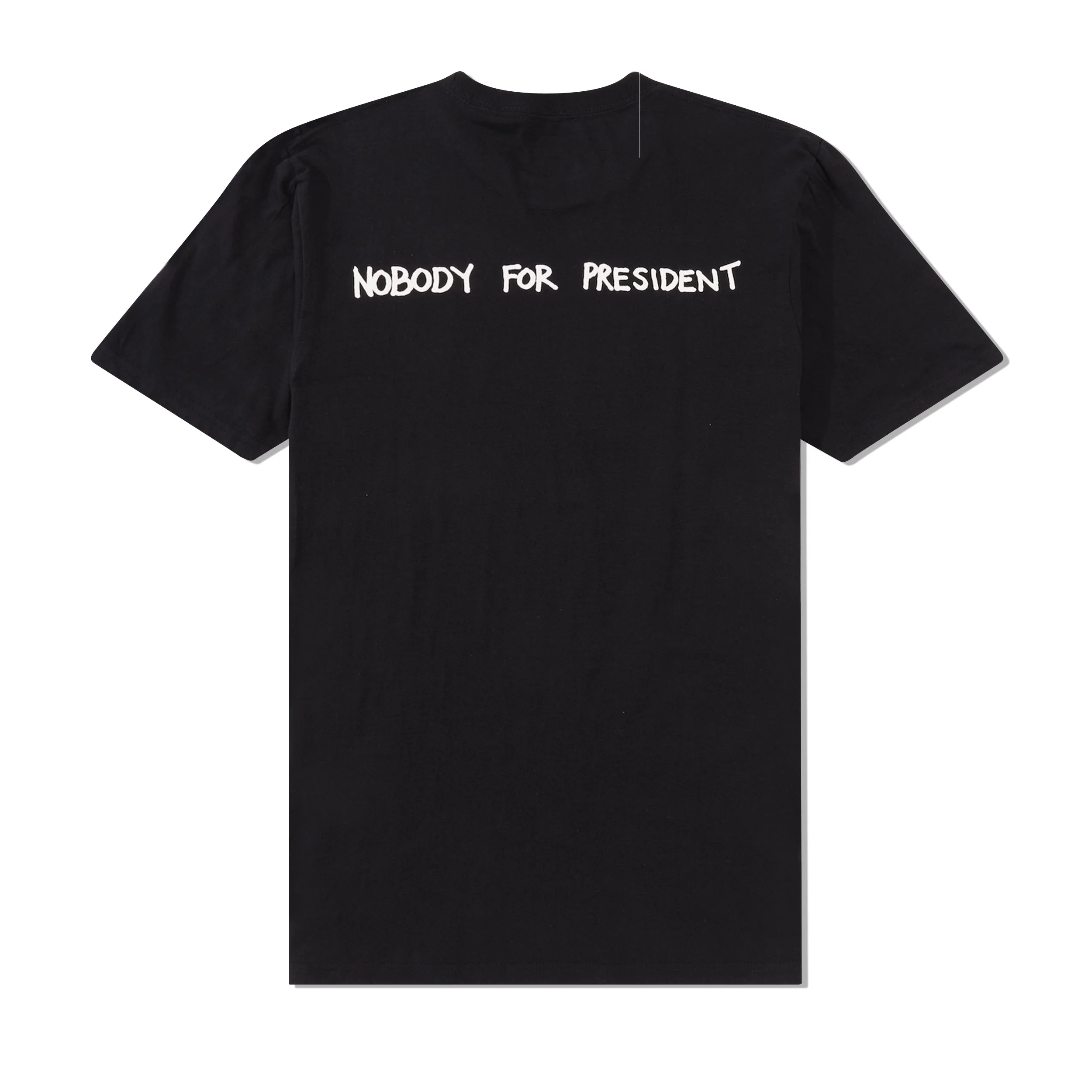 Nobody For President Tee, Black - Image 2