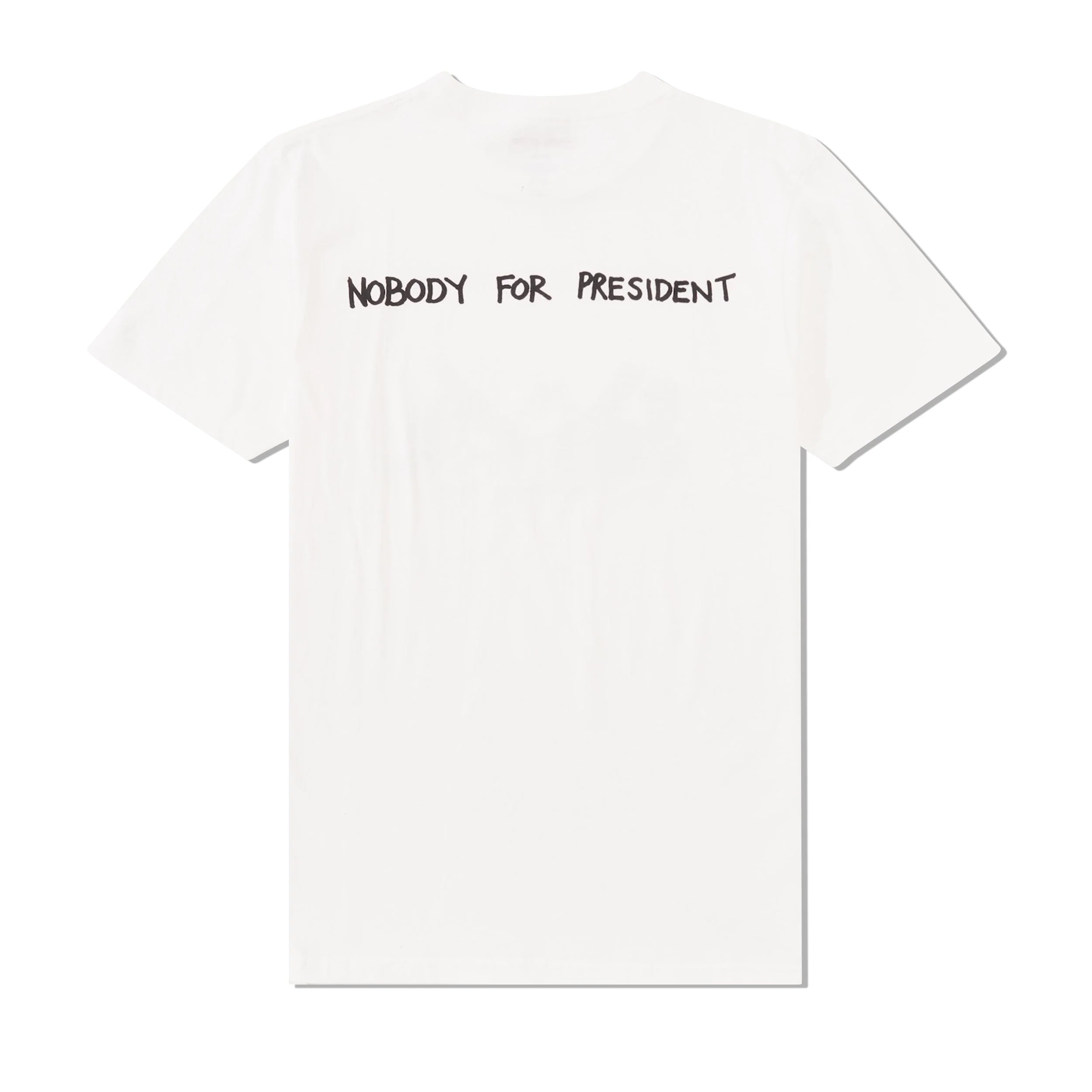 Nobody For President Tee, White - Image 2