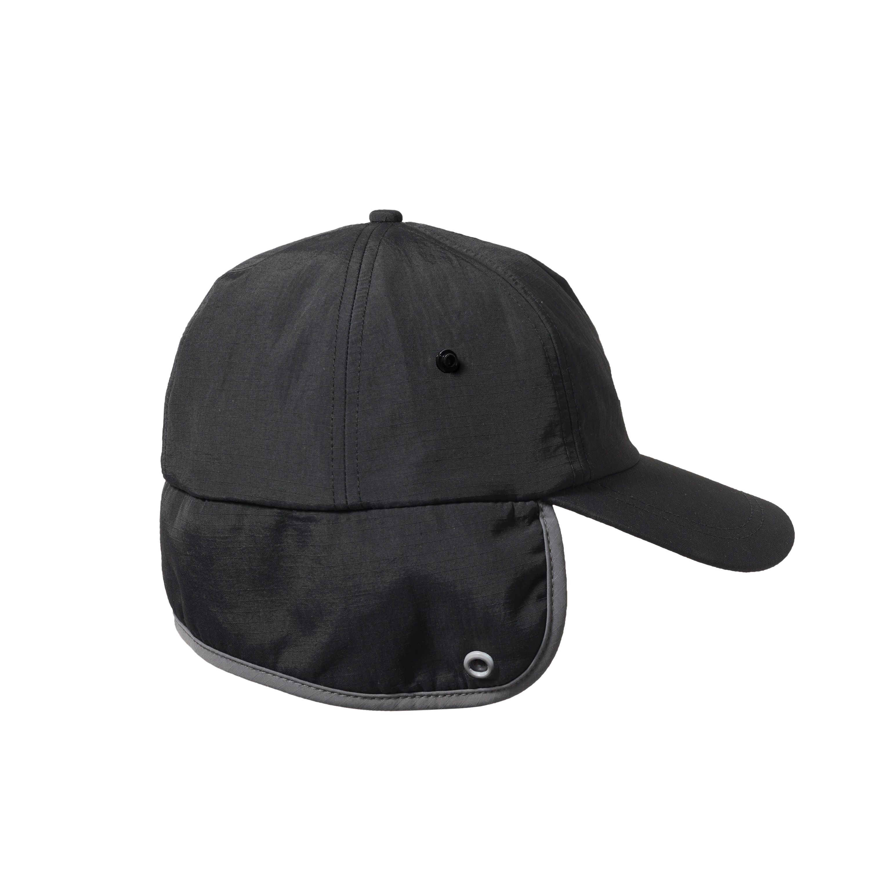 Numeric Flap Cap, Black - Image 4