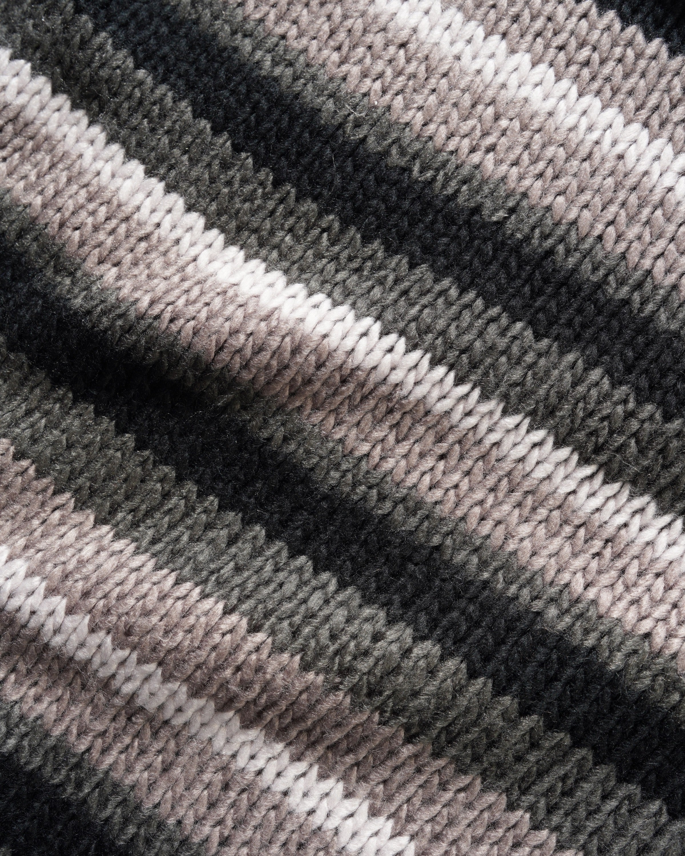 Ombre Stripe Knit Sweater, Black - Image 3