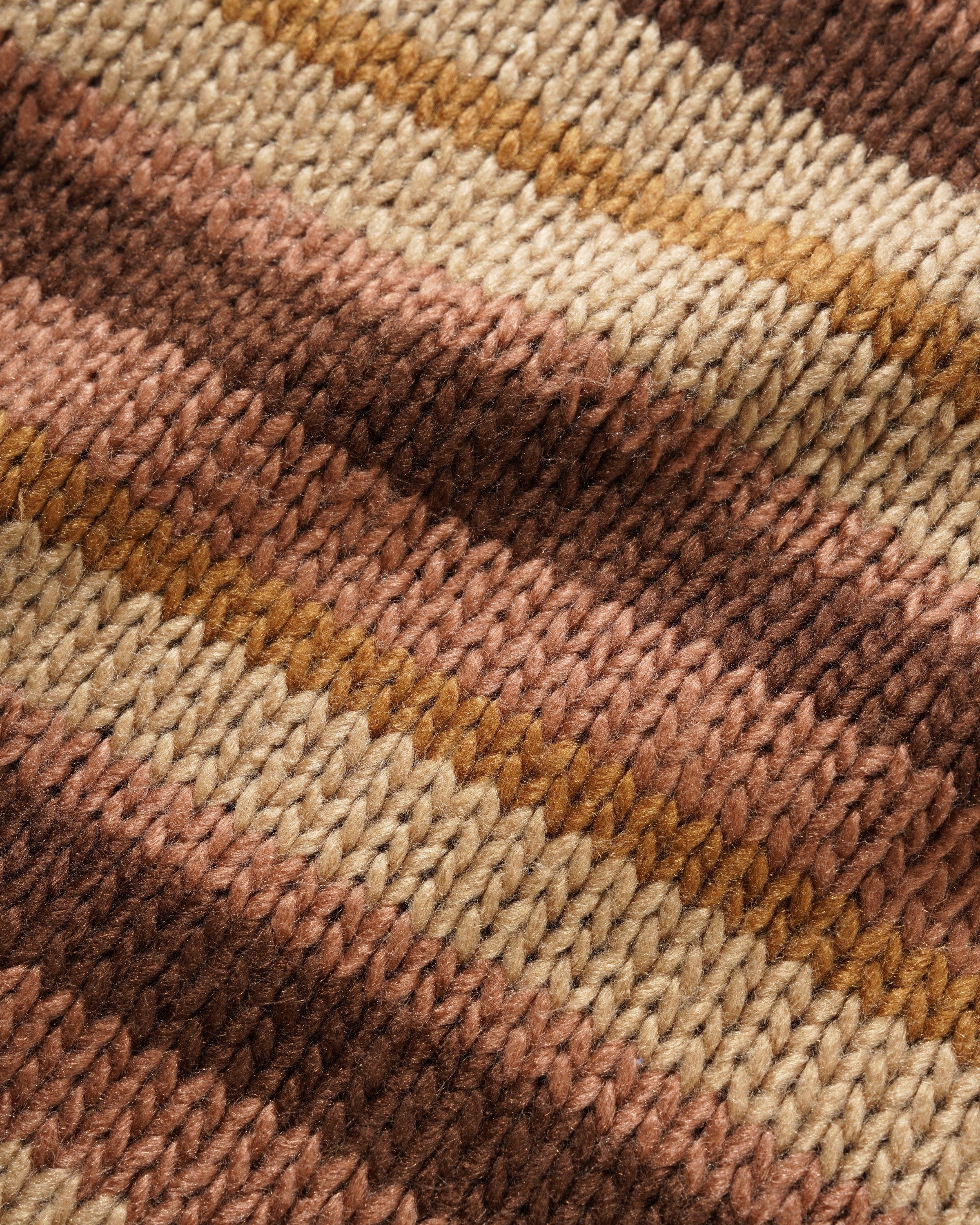 Ombre Stripe Knit Sweater, Chocolate - Image 3