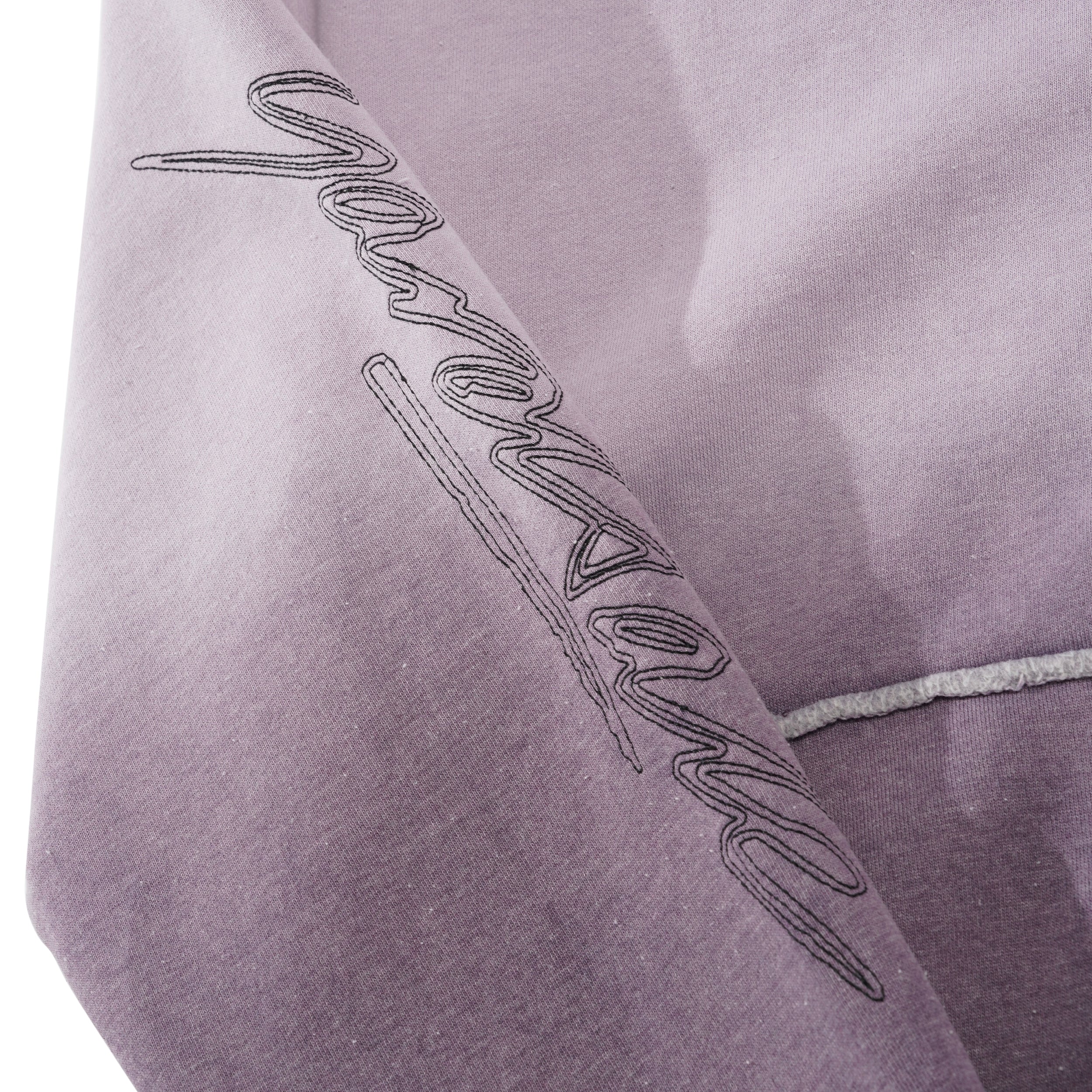 Ombre Zip-Thru Pullover Hood, Purple - Image 4