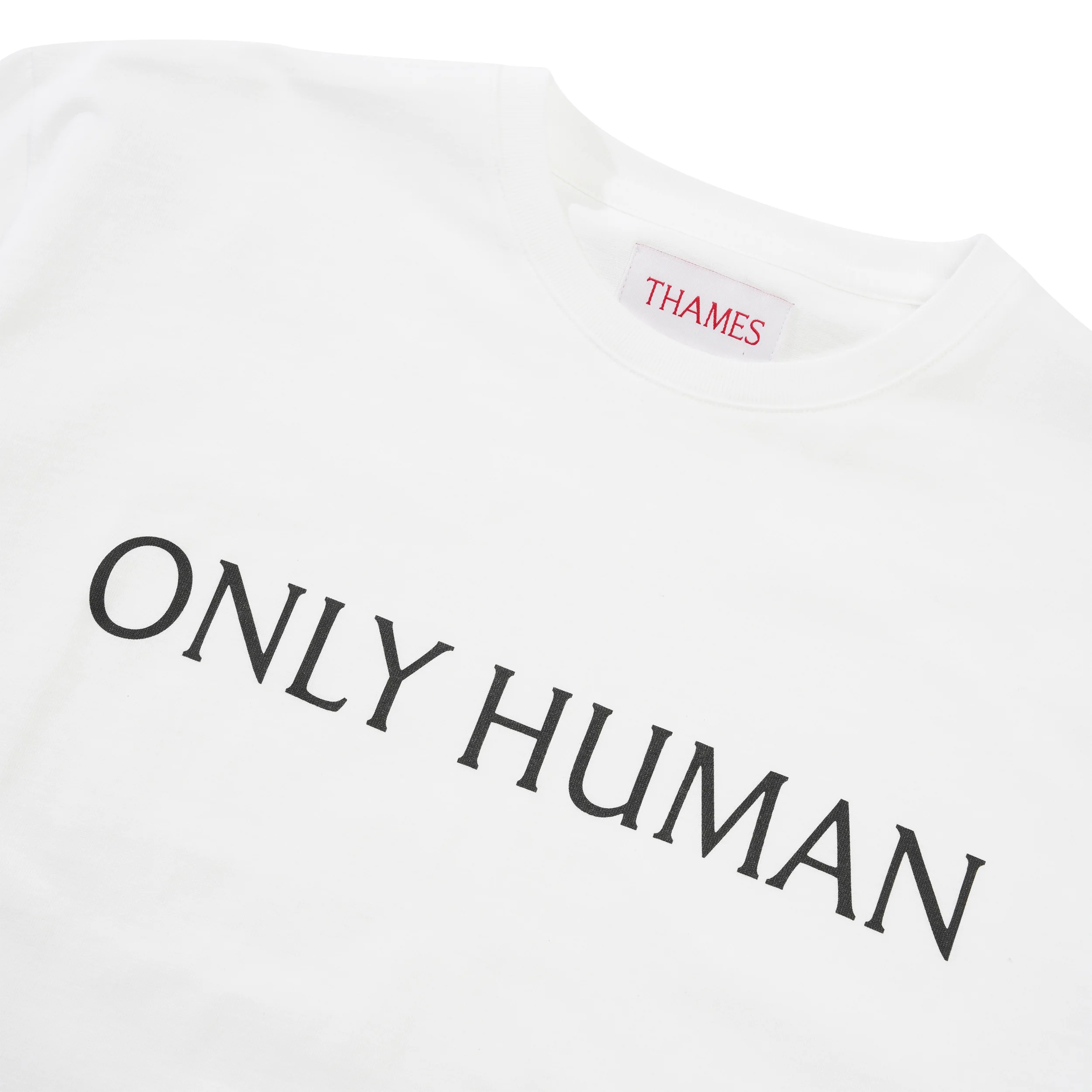 Only Human Tee, White - Image 2