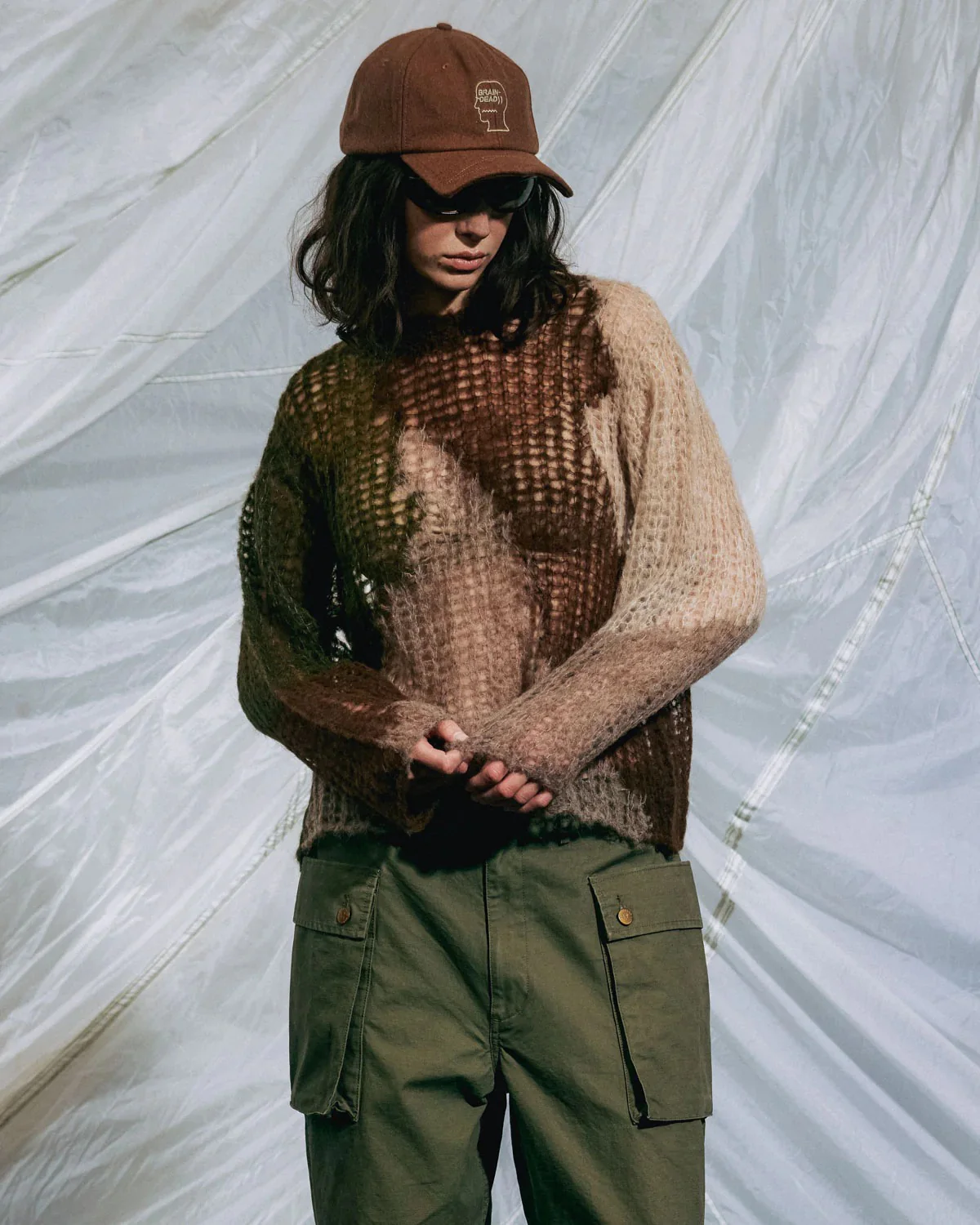 Organic Threadbare Sweater, Olive - Image 6
