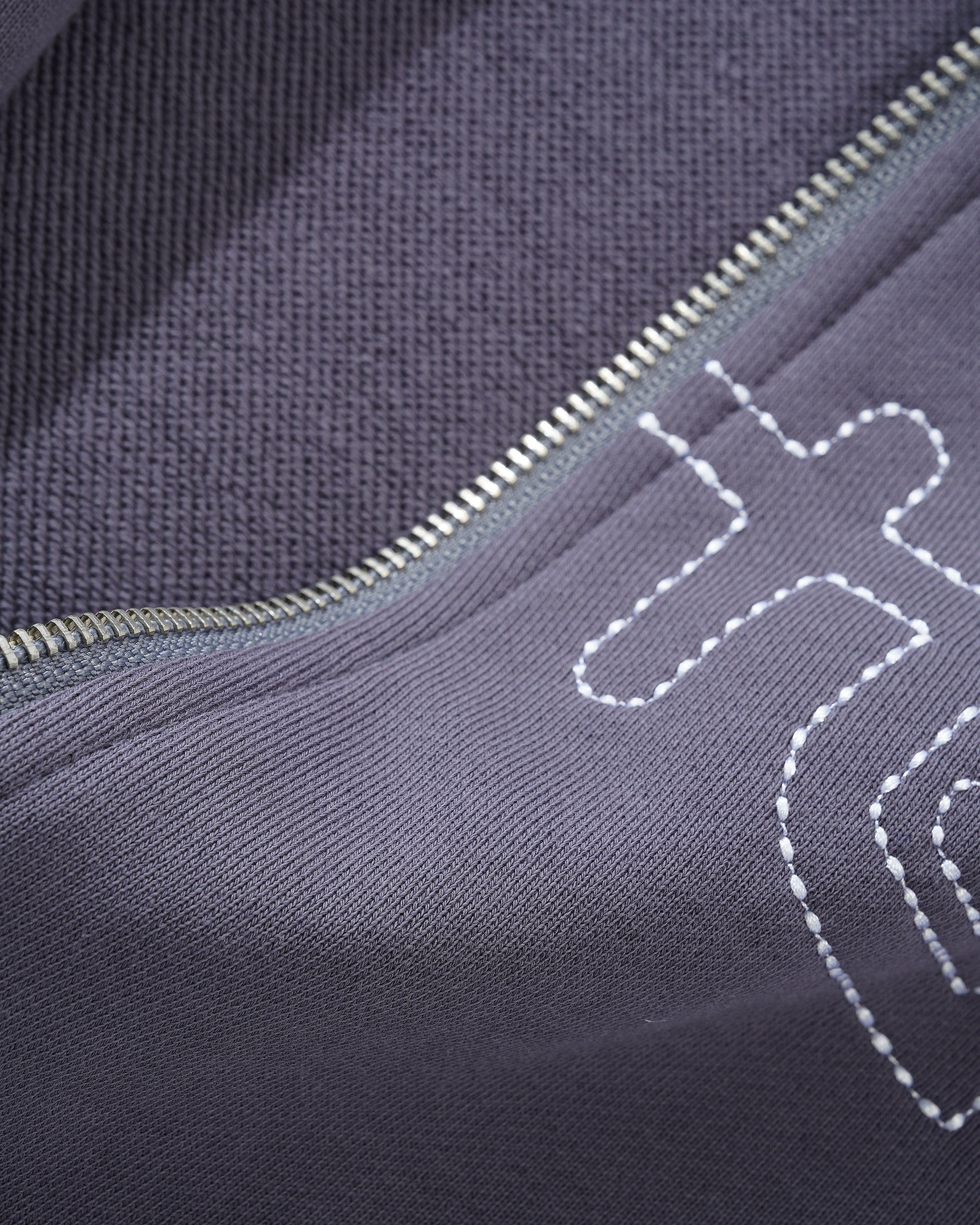 Outline Zip-Thru Top, Slate / Cool Grey - Image 3