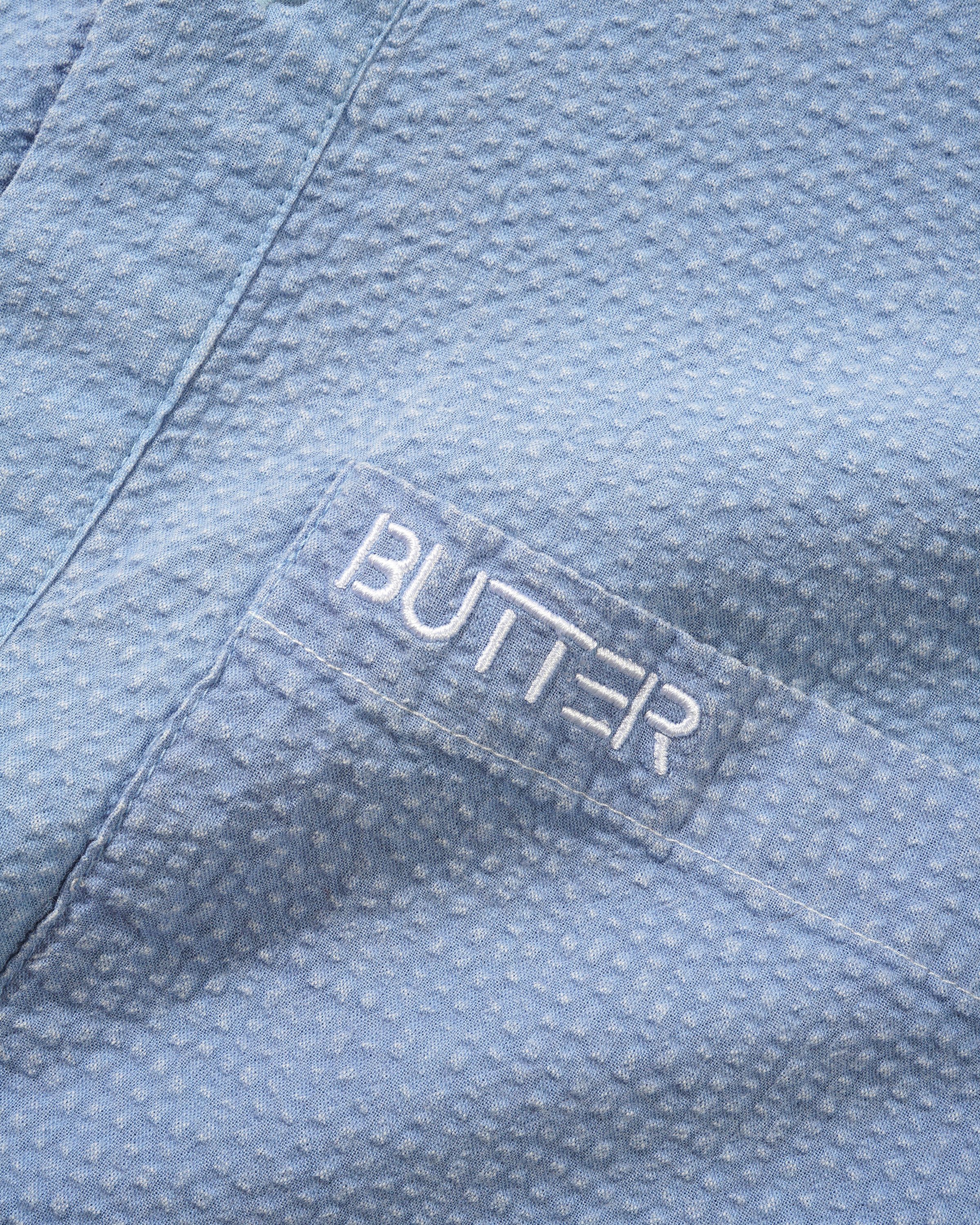 Overdye Seersucker S/S Shirt, Blue - Image 2