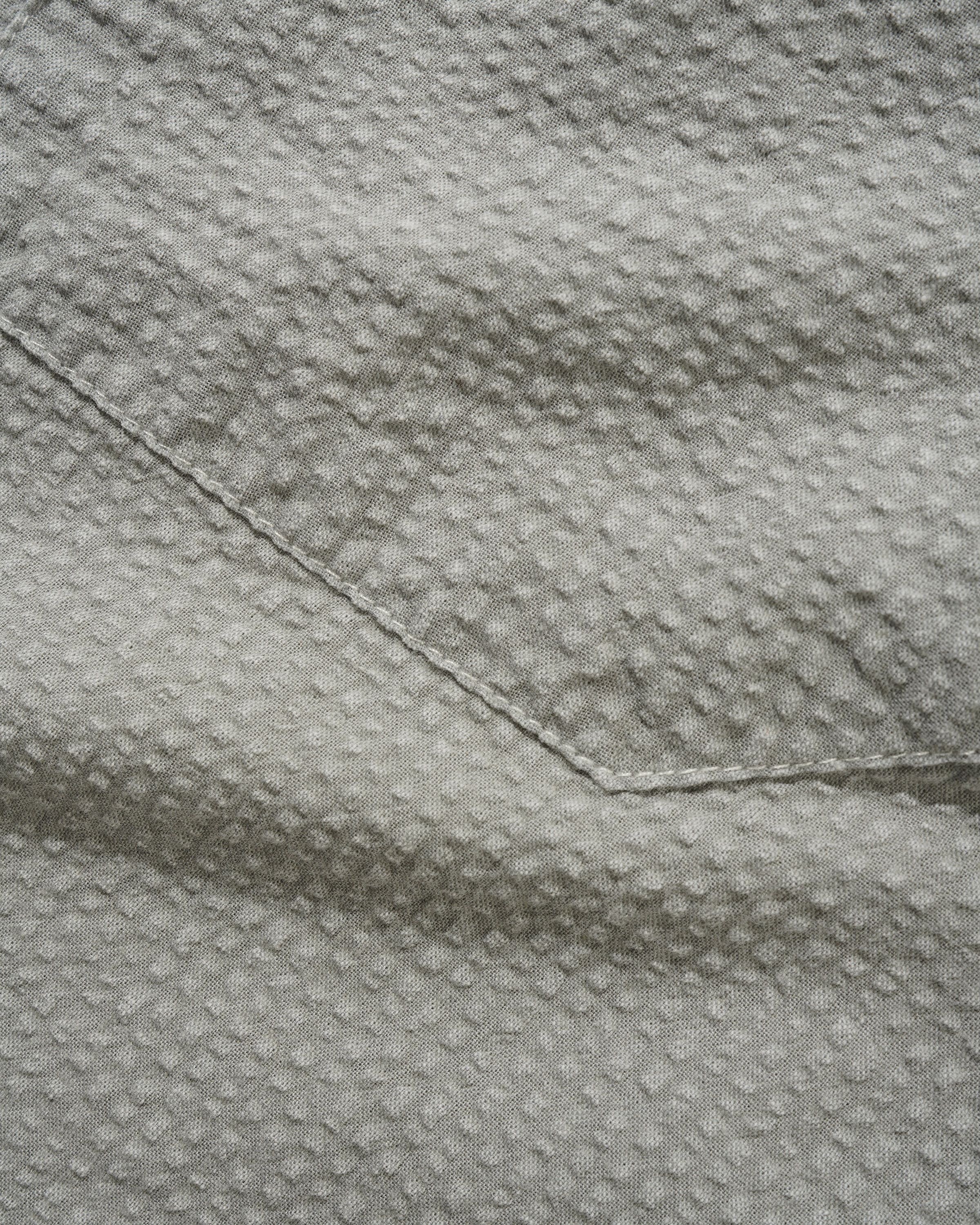 Overdye Seersucker S/S Shirt, Grey - Image 3