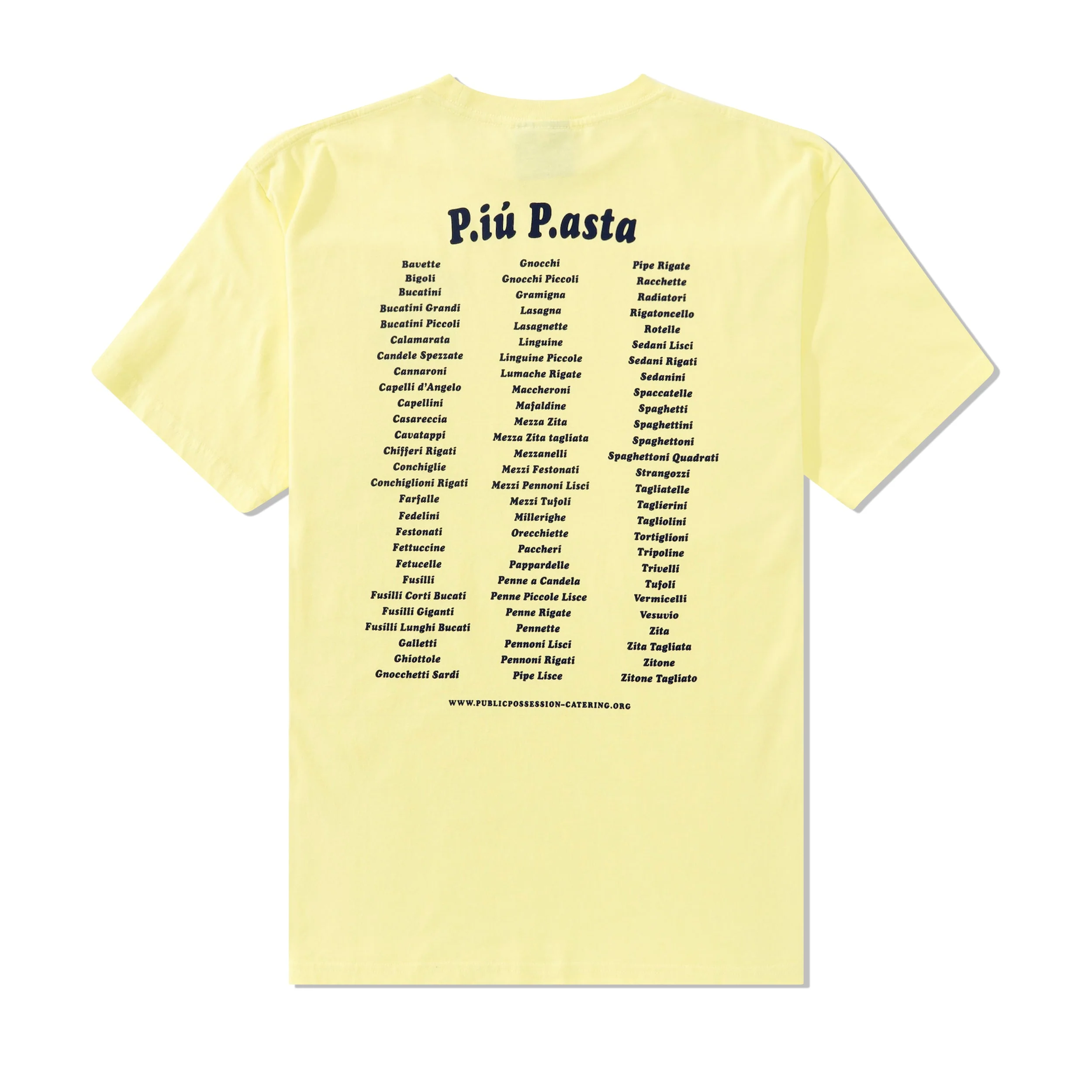 P.iu P.asta Tee, Stonewashed Yellow - Image 2