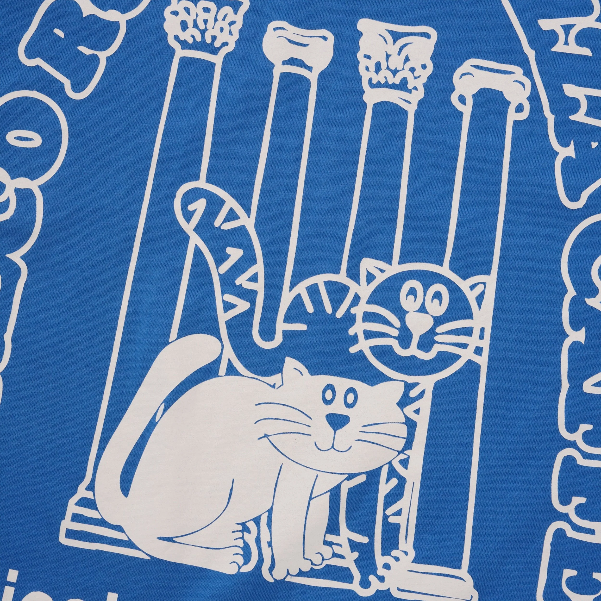 P.P. Catering Tee, Blue / Vintage Wash - Image 4
