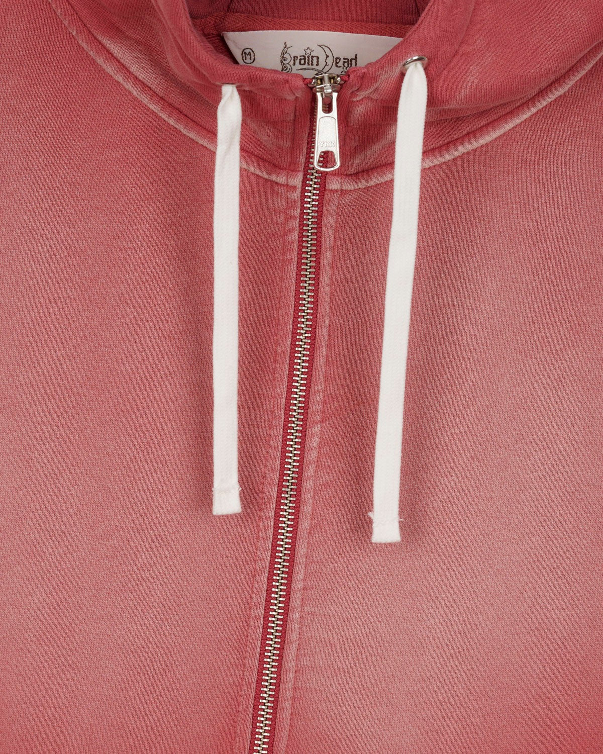 Padded Elbow Zip-Thru Pullover, Brick - Image 3