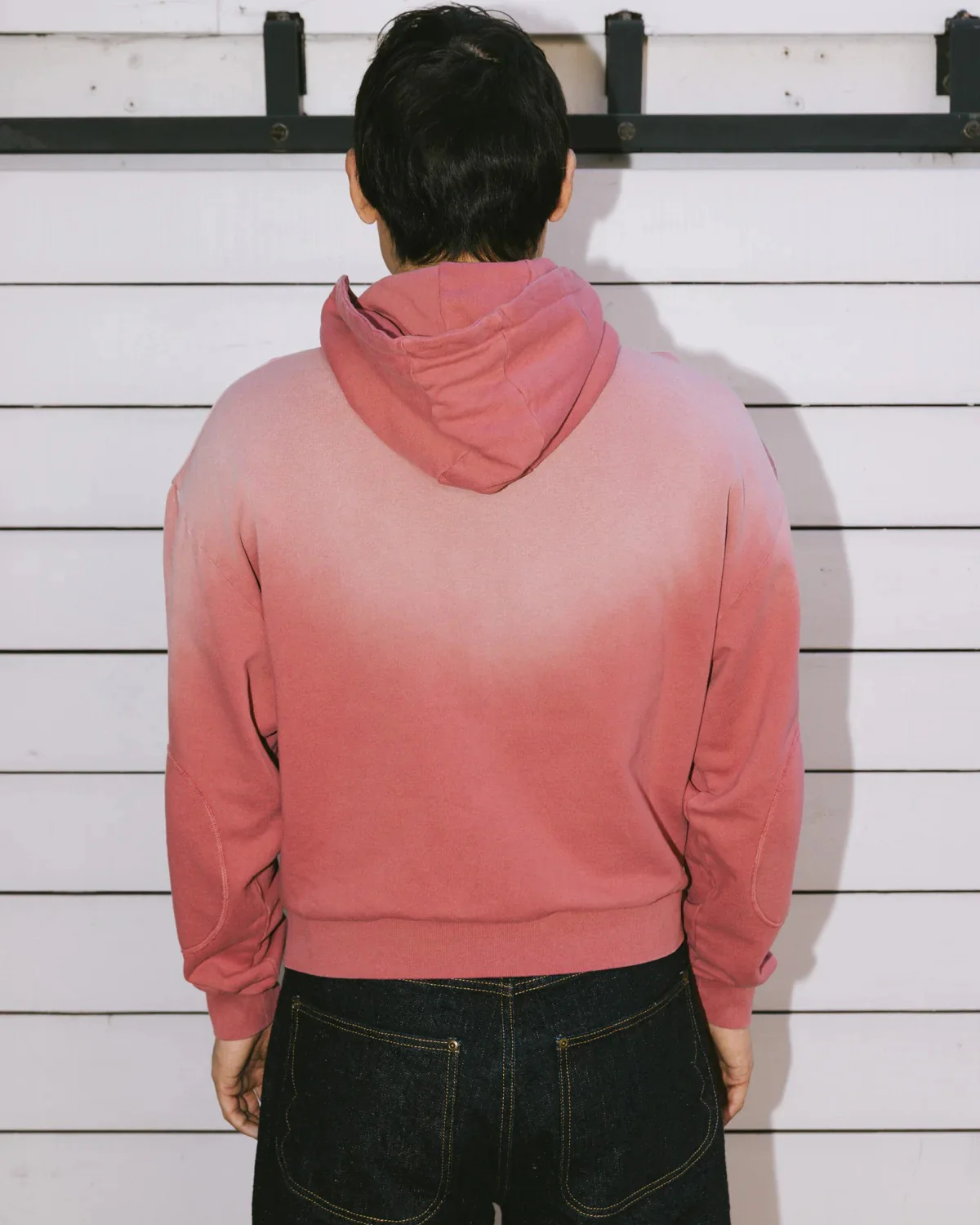 Padded Elbow Zip-Thru Pullover, Brick - Image 6