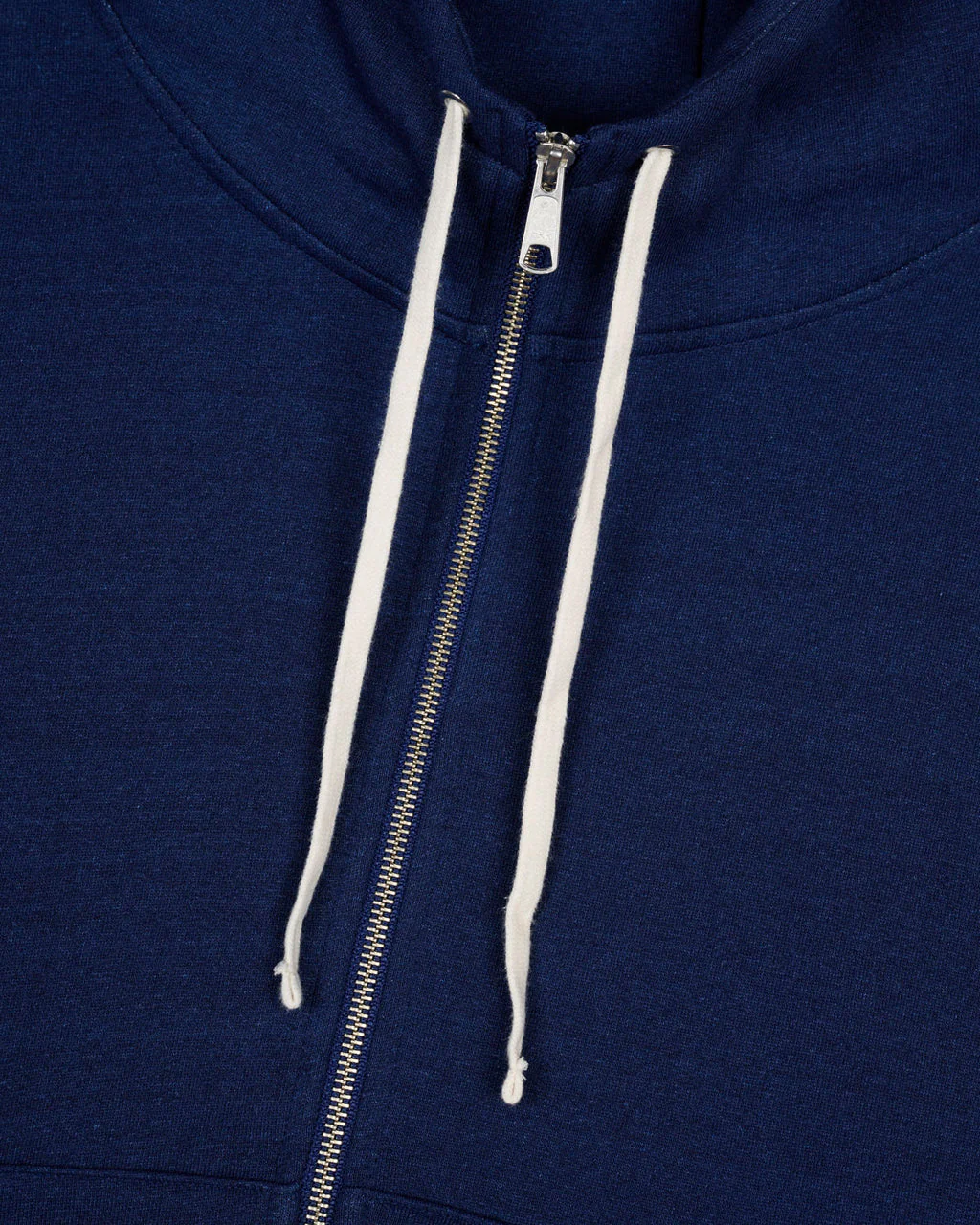 Padded Elbow Zip-Up Hood, Indigo - Image 3