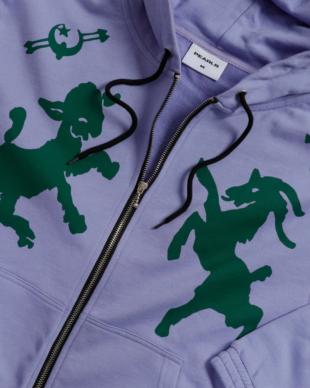 Pagan Zip Hood, Periwinkle - Image 2