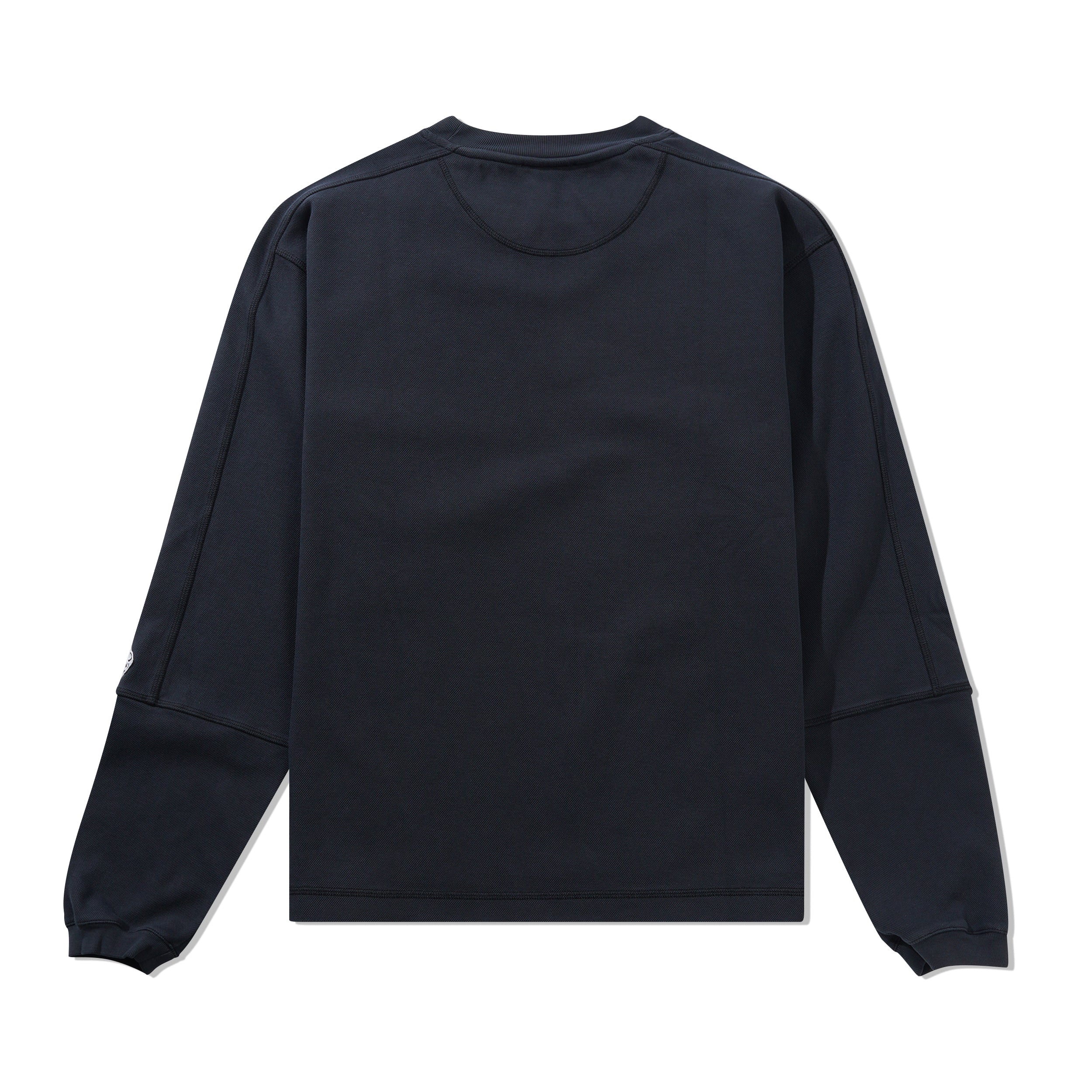 Panel Pique Crewneck, Navy - Image 4