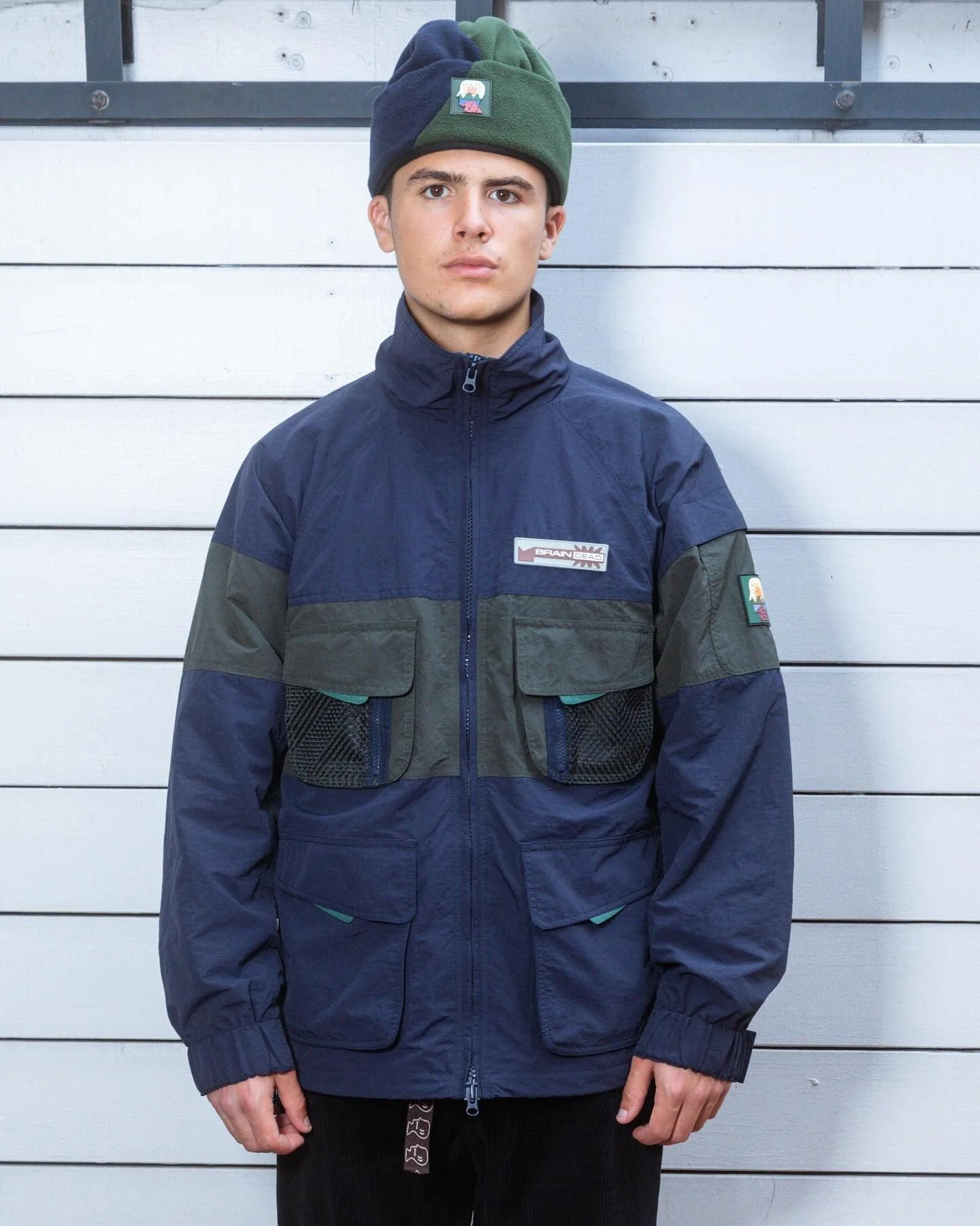 Paneled Snow Jacket, Navy - Image 3