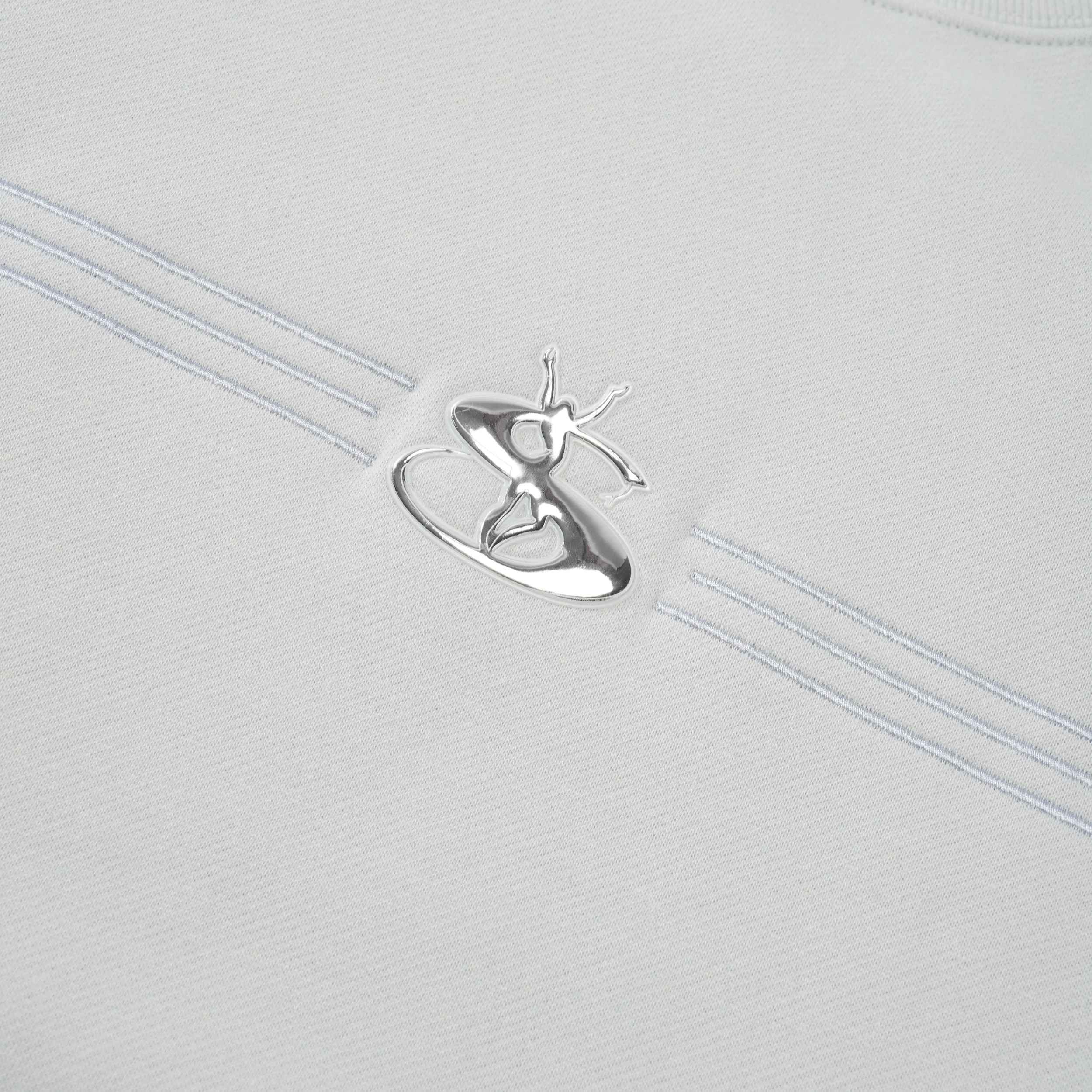 Pearl Crewneck Sweater, White - Image 2