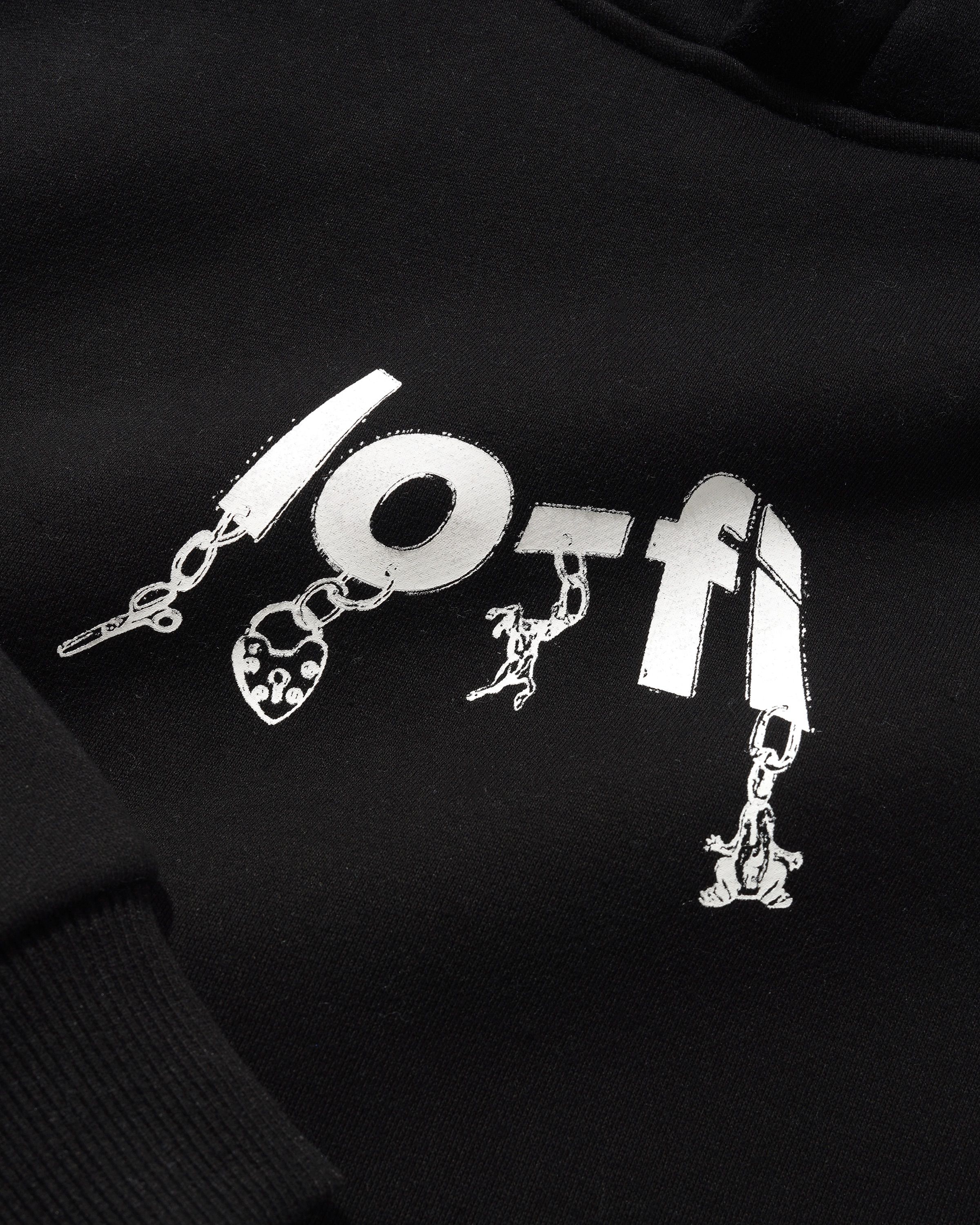 Pendant Logo Pullover Hood, Black - Image 2