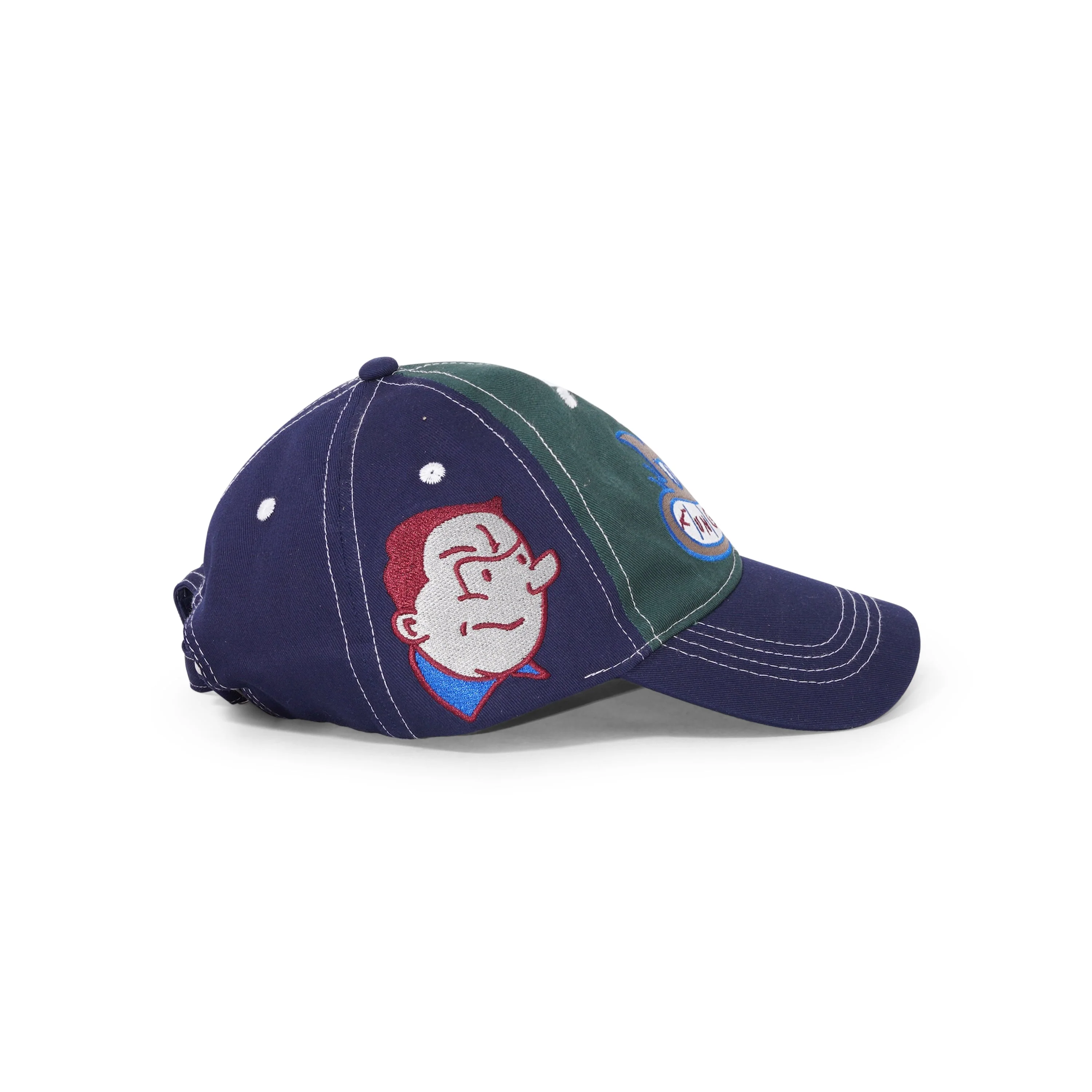 Personality Hat, Navy / Green - Image 3