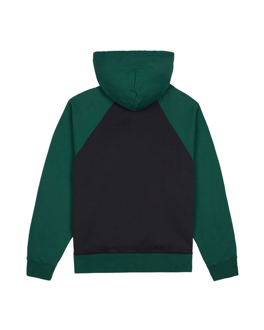 Pigment Wash Logo Head Raglan Pullover, Navy / Green - Image 2