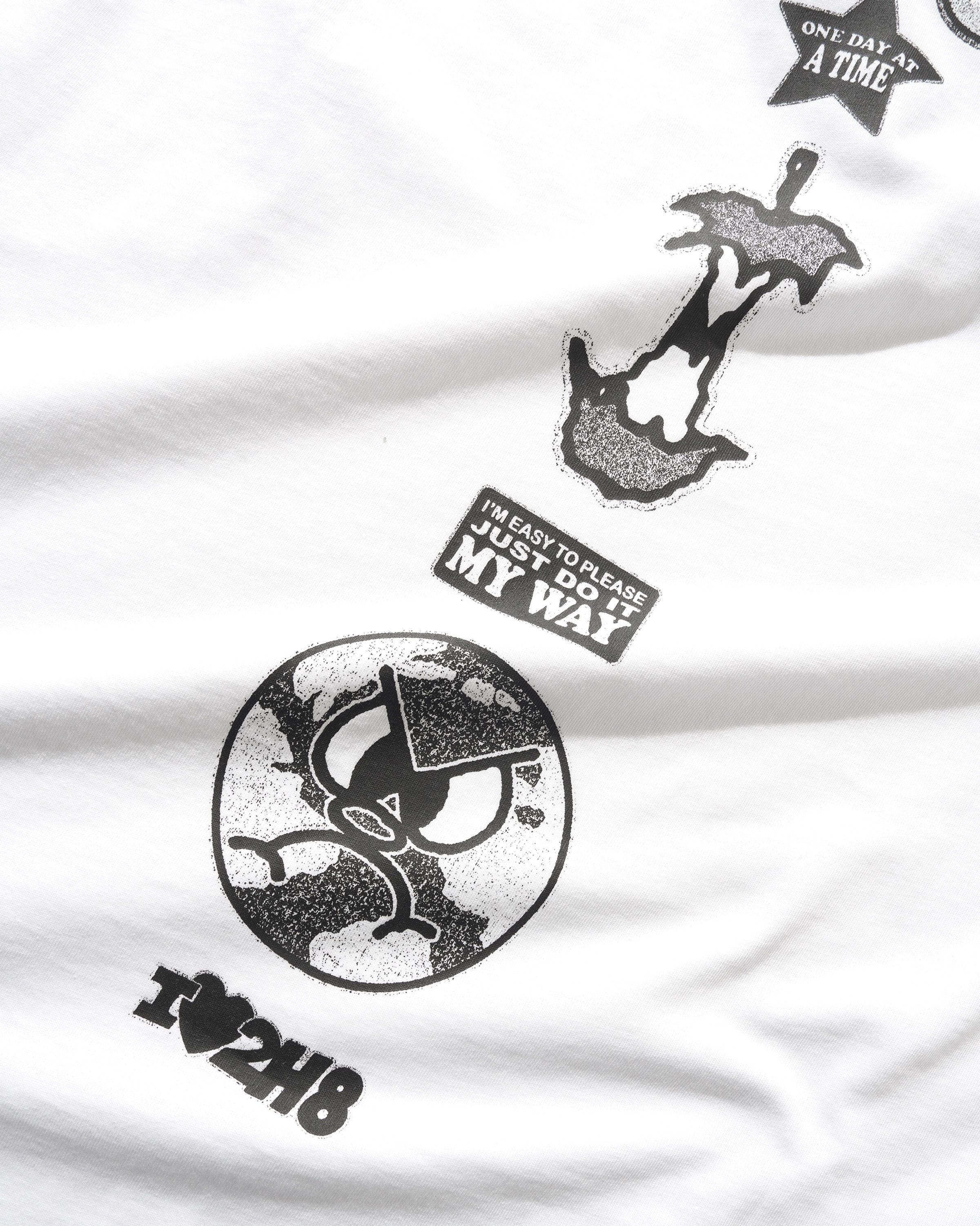 Pins Tee, White - Image 4
