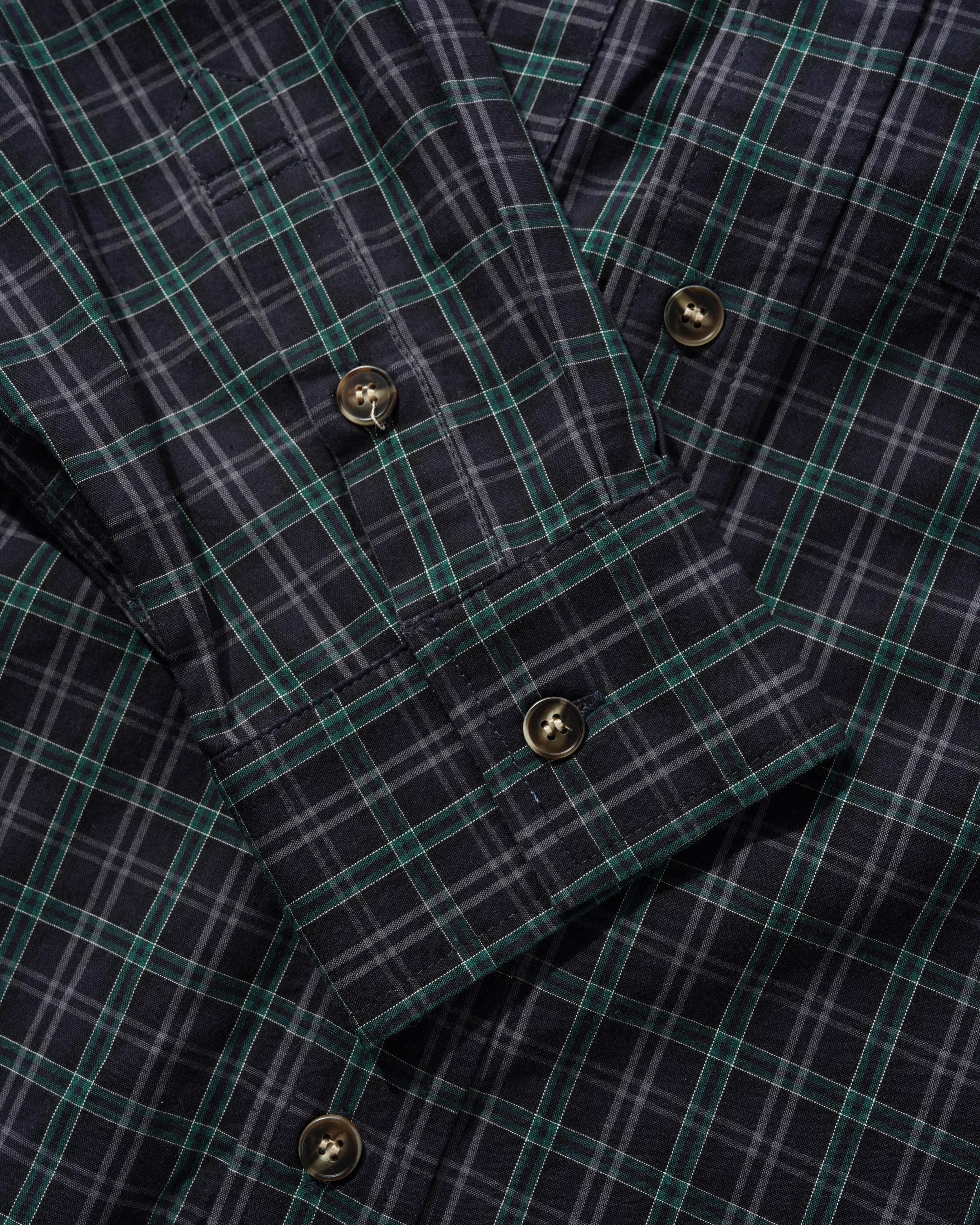 Plaid Shirt, Navy / Forest - Image 5
