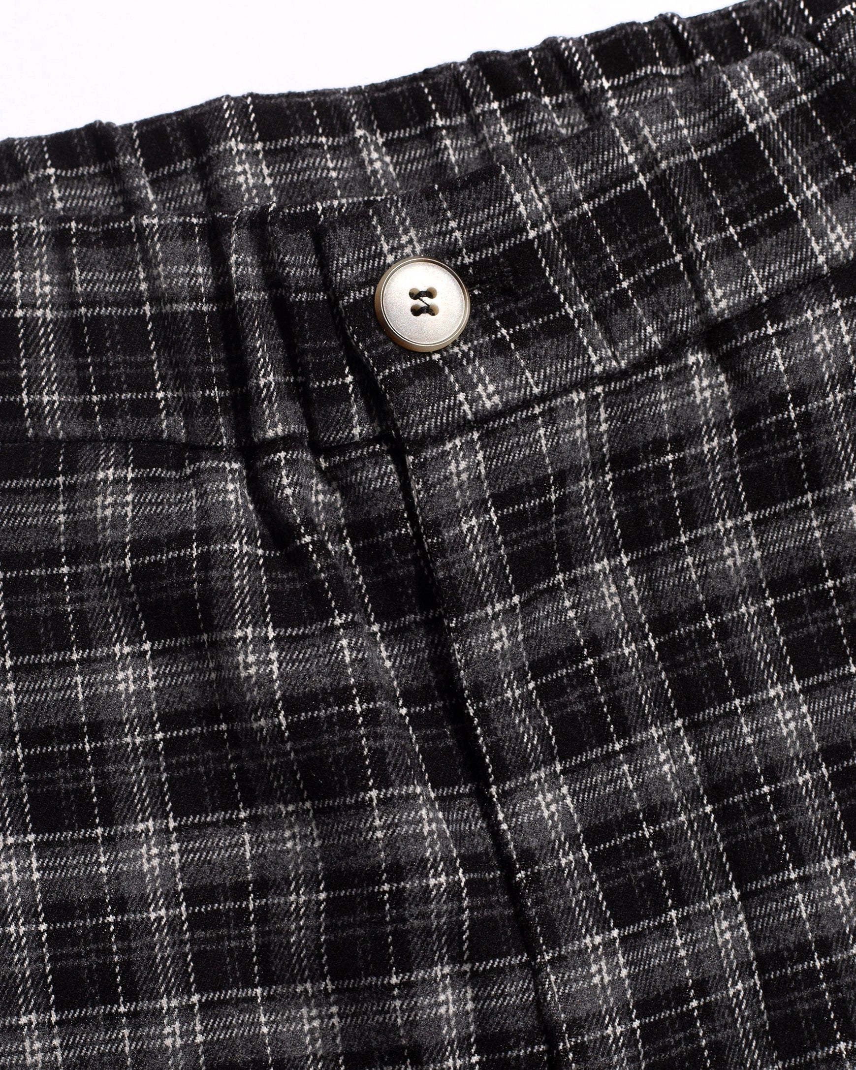 Plaid Shorts, Black - Image 3